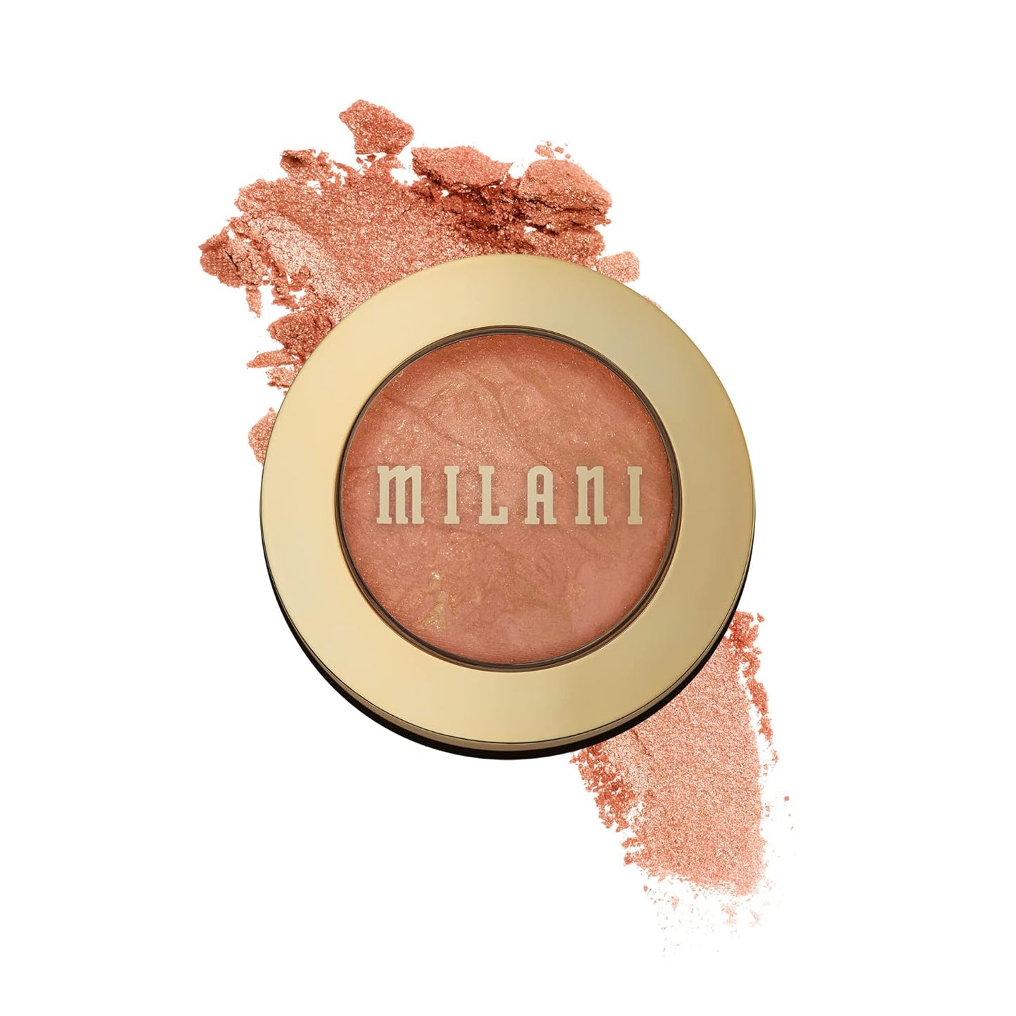 Milani Baked Blush - Dolce Pink (0.12 Ounce) Cruelty-Free Powder Blush - Shape, Contour & Highlight Face for a Shimmery or Matte Finish