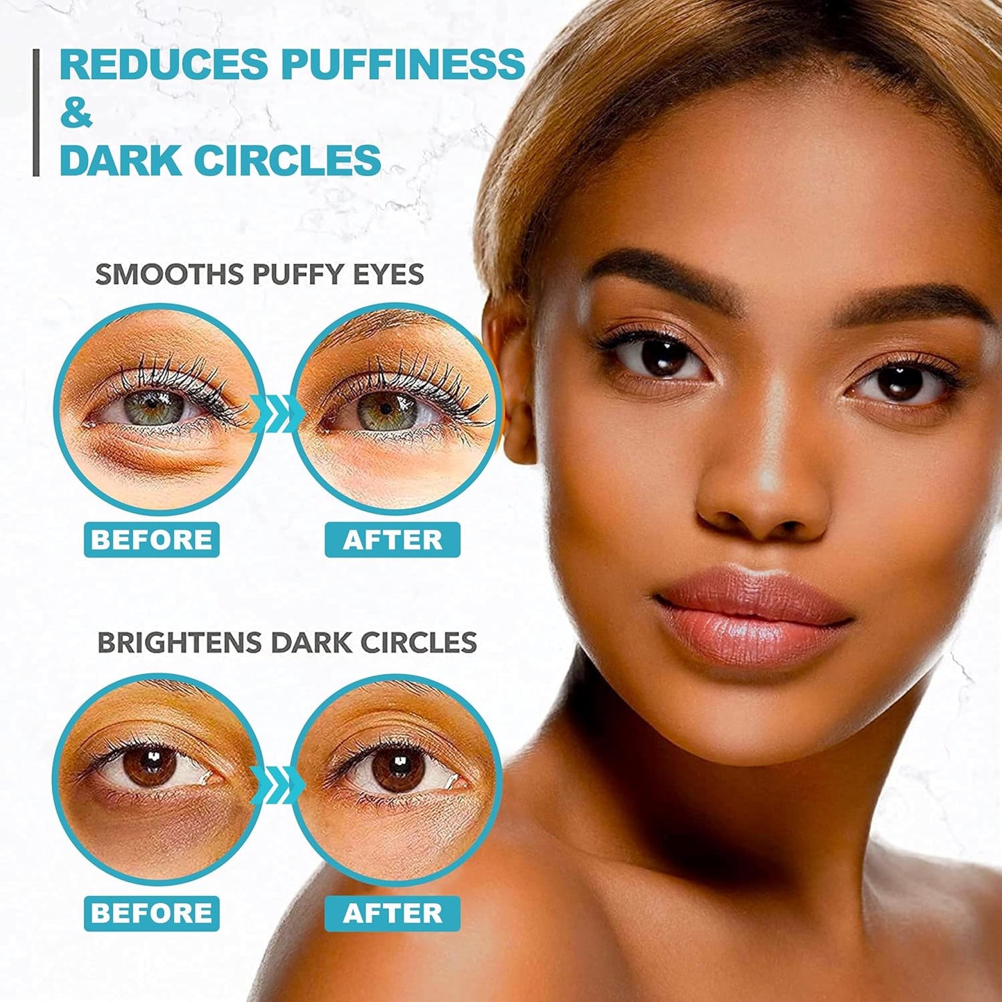 Under Eye Patches for Puffy Eyes and Dark Circles - Retinol Collagen under Eye Masks - Reduce Wrinkles & Bags - Skin Treatment Pads - anti Aging Moisturizer Mask for Women Gift - 60 Eye Gel Pads