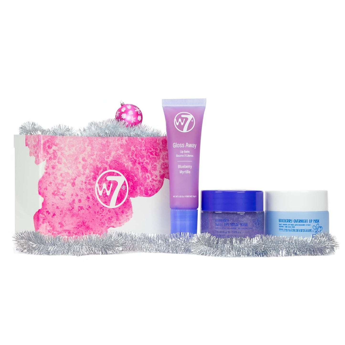 W7 Sweet Dreams Overnight Strawberry Lip Mask - Vitamin E, Aloe Vera and Grape Seed Oil - for Hydrated, Full Looking & Irresistible Lips - 0.42 Fl Oz