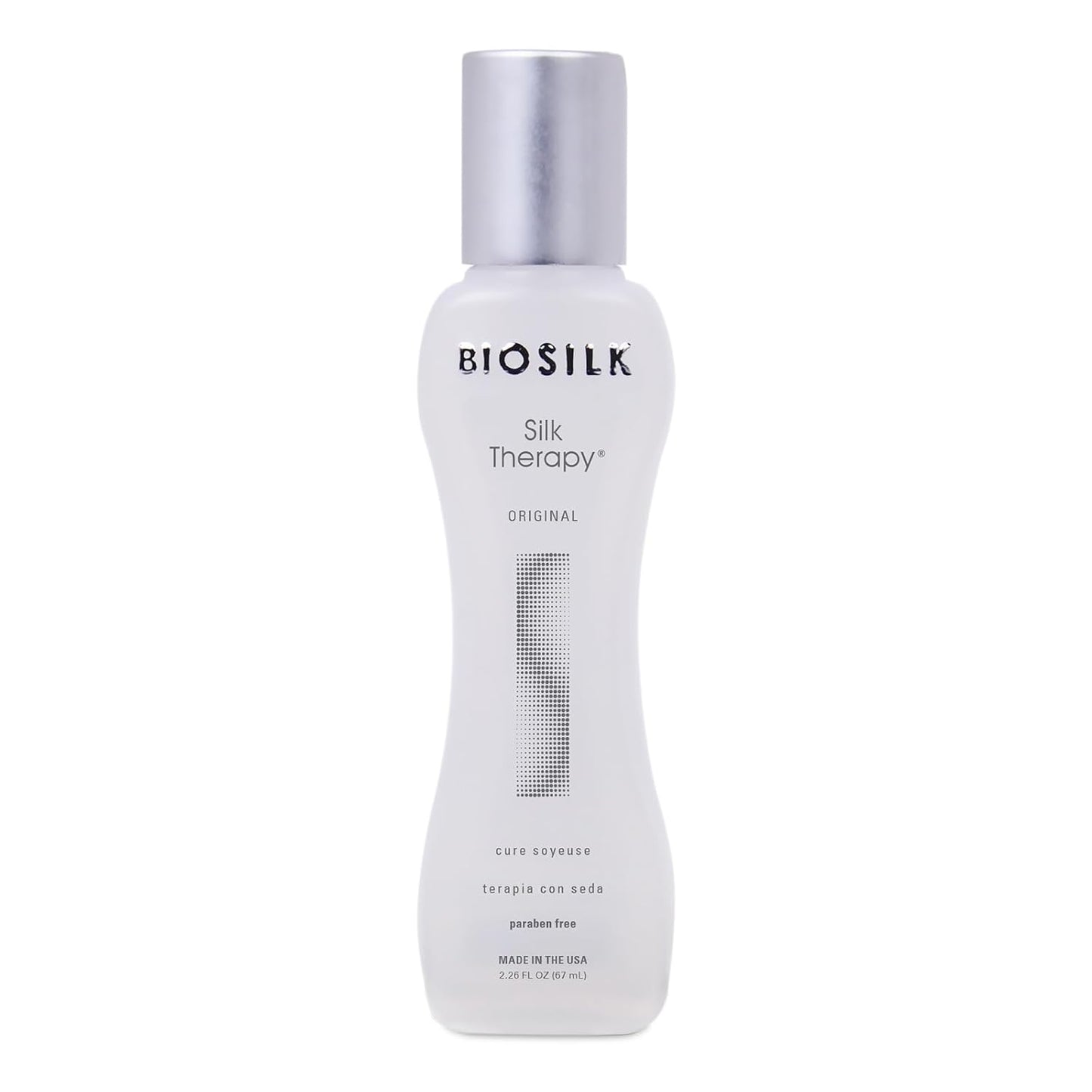 Biosilk Silk Therapy Original, Reconstructing Treatment for Adding Shine & Helping Prevent Split Ends, Sulfate, Paraben, & Cruelty-Free, 5.64 Oz