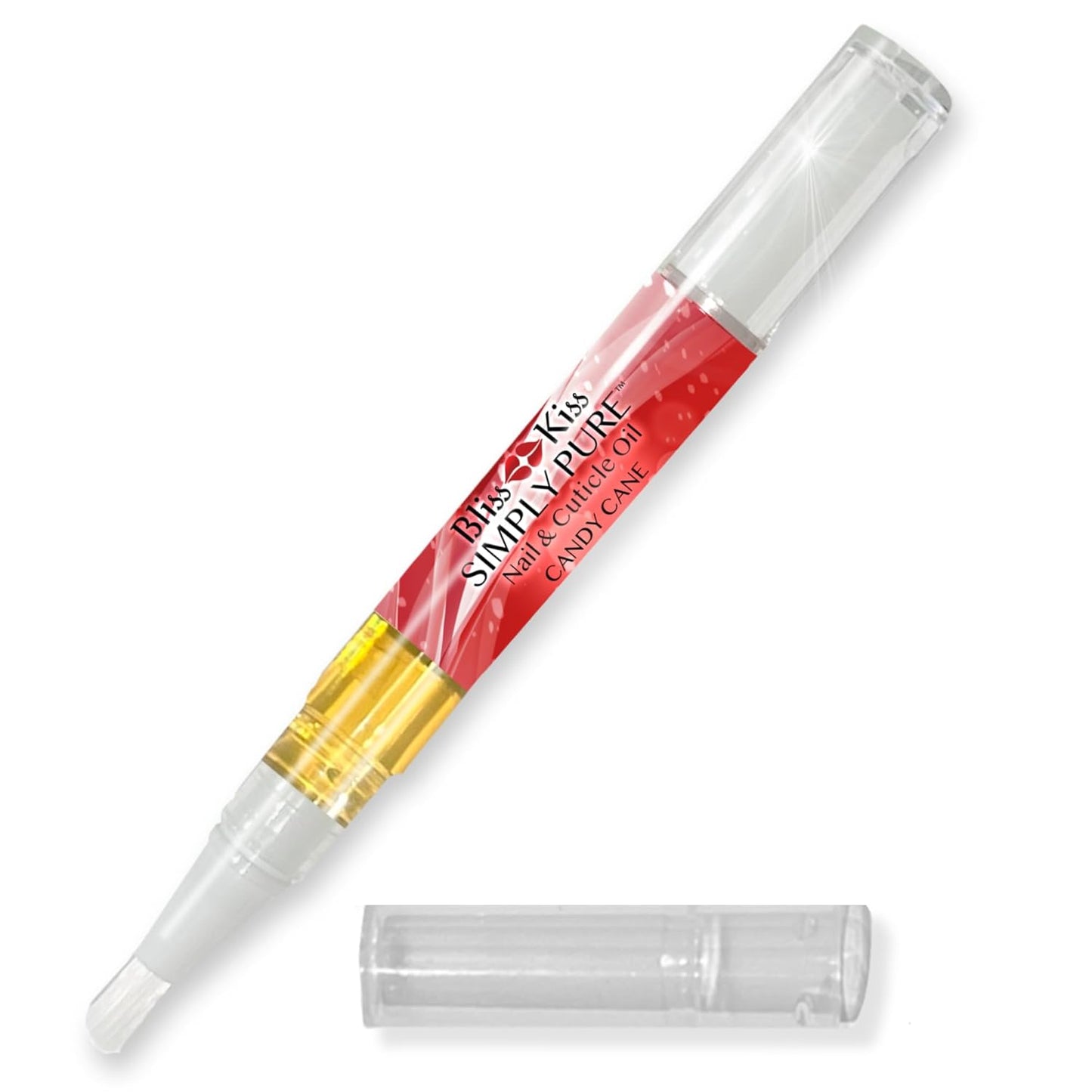 Bliss Kiss | 1 Fragrance Free | Nail Oil Cuticle Pen W/Vitamin E & Jojoba⏤Nail Strengthener Nail Growth Serum for Brittle Peeling Breaking Thin Nails