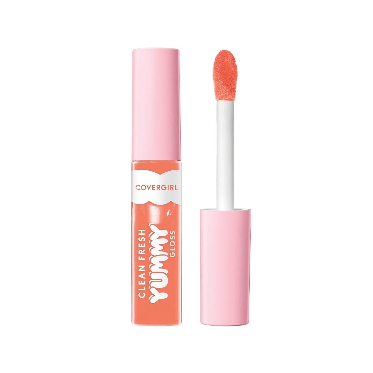 COVERGIRL Clean Fresh Yummy Gloss – Lip Gloss, Sheer, Natural Scents, Vegan Formula - Coconuts about You