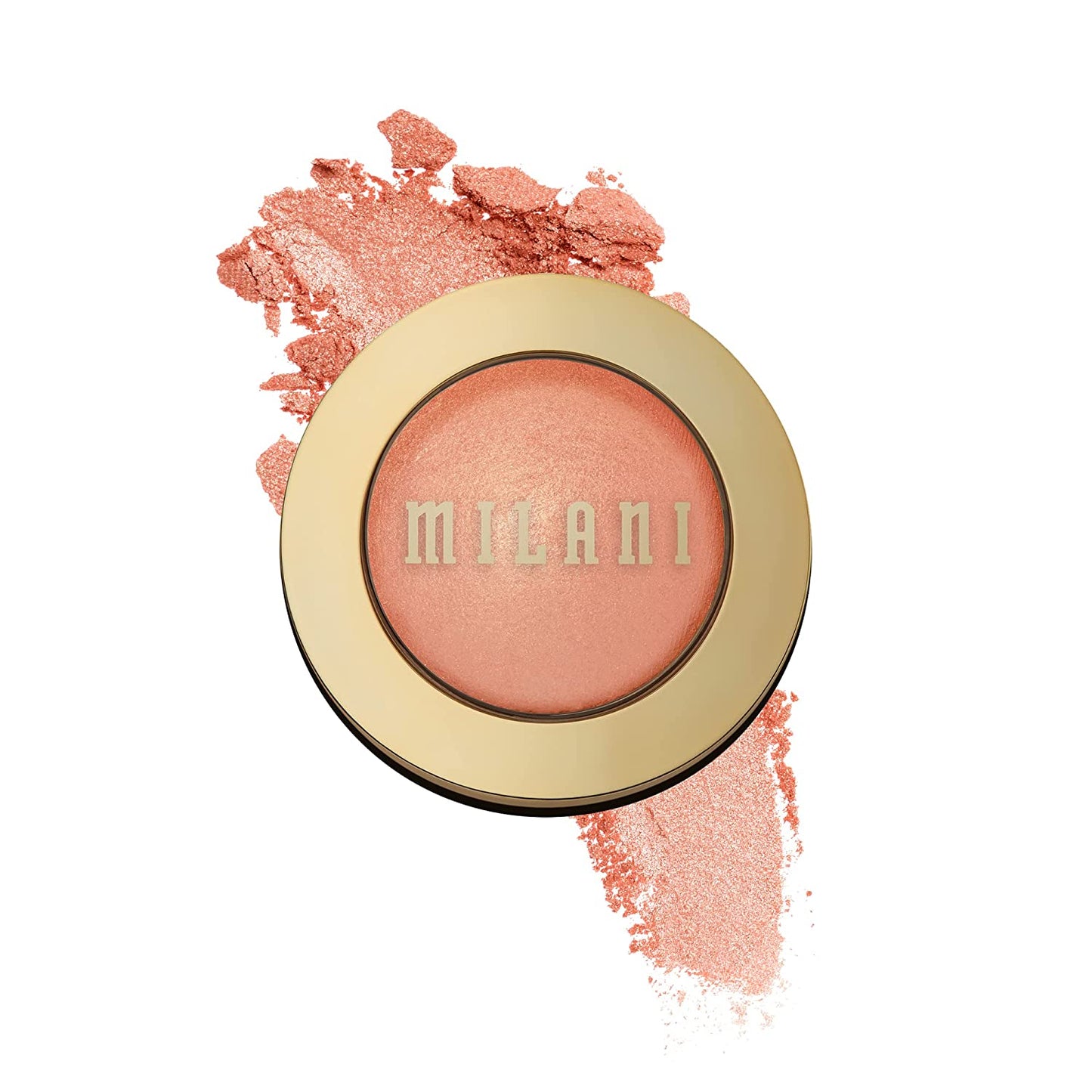 Milani Baked Blush - Dolce Pink (0.12 Ounce) Cruelty-Free Powder Blush - Shape, Contour & Highlight Face for a Shimmery or Matte Finish