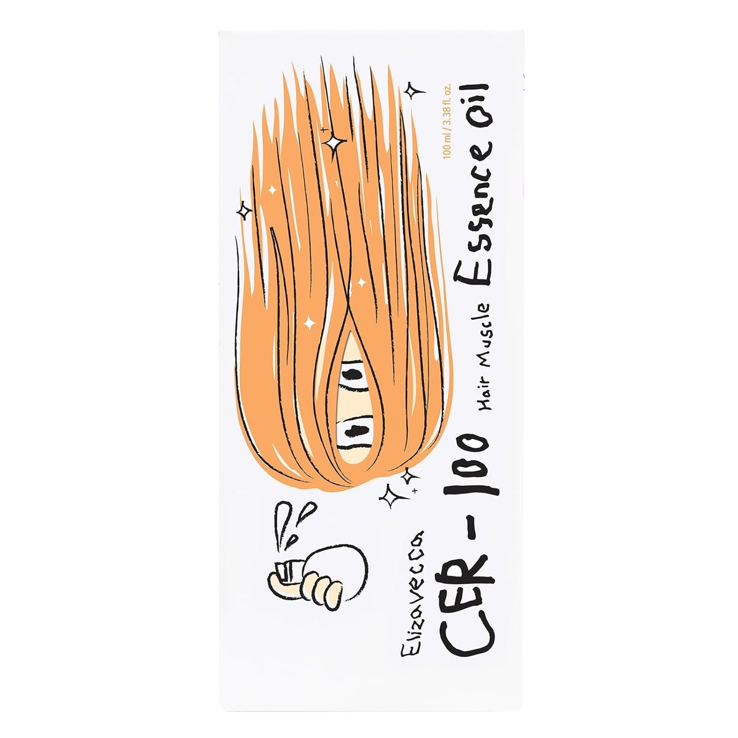 Elizavecca CER-100 Hair Essence Oil - Leave-In Treatment for Dry Hair Growth - 100Ml K-Beauty