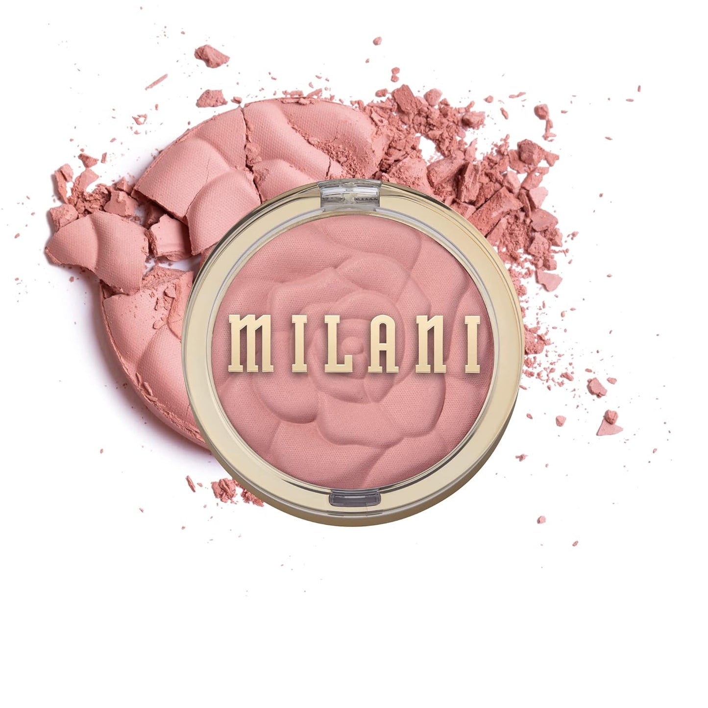 Milani Baked Blush - Dolce Pink (0.12 Ounce) Cruelty-Free Powder Blush - Shape, Contour & Highlight Face for a Shimmery or Matte Finish