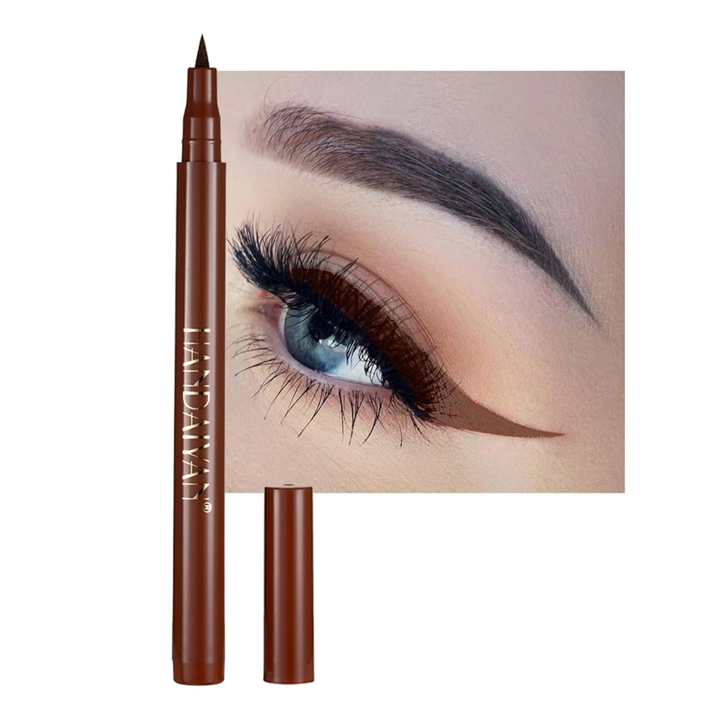 Liquid Vegan Eyeliner, Colorful Neon Eyeliner Pencil, Long-Lasting, Waterproof, Smudge Proof, Sharp Tip, Quick Dry, Easy Cleansing Makeup Gift for Women (Sky Blue#5)
