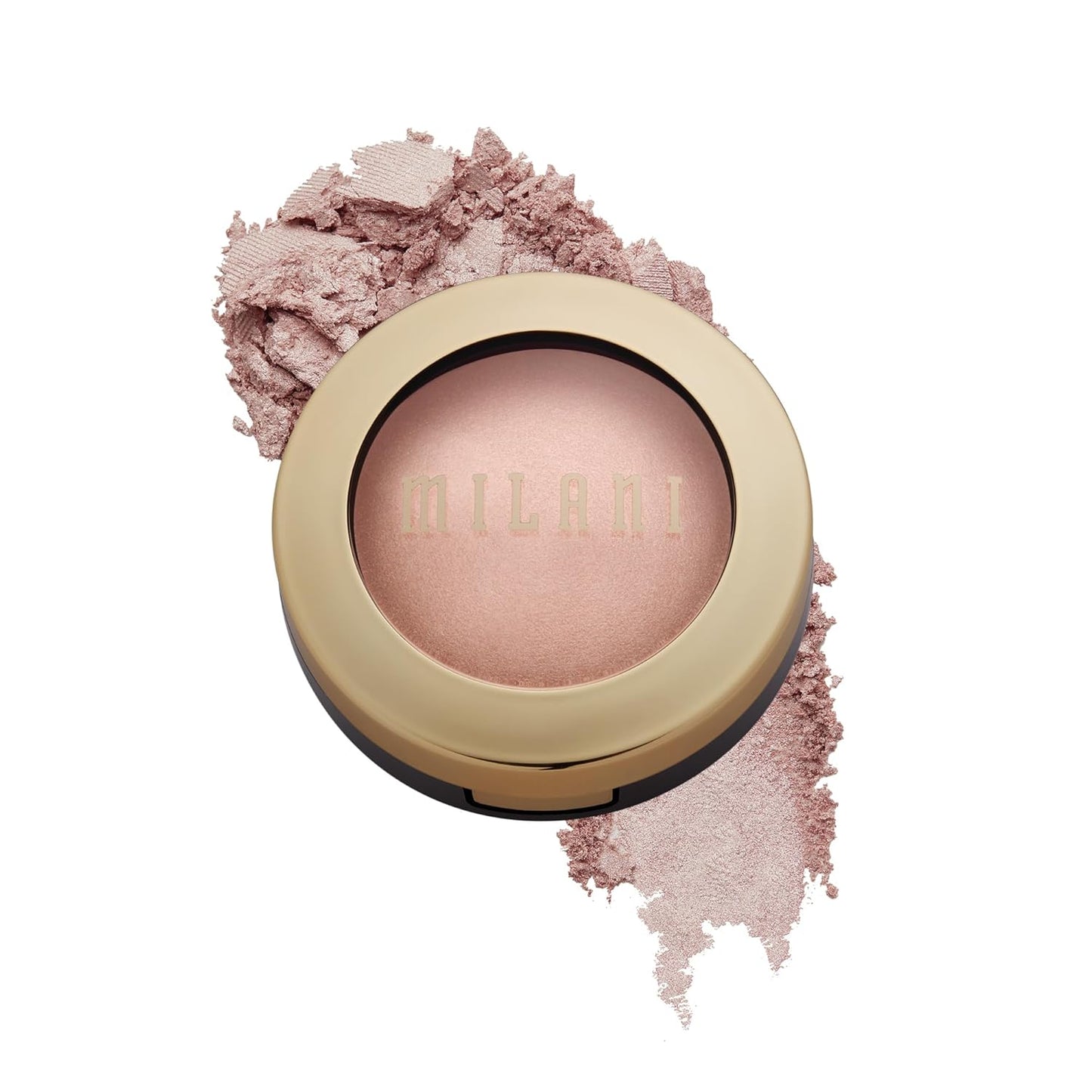 Milani Baked Blush - Dolce Pink (0.12 Ounce) Cruelty-Free Powder Blush - Shape, Contour & Highlight Face for a Shimmery or Matte Finish