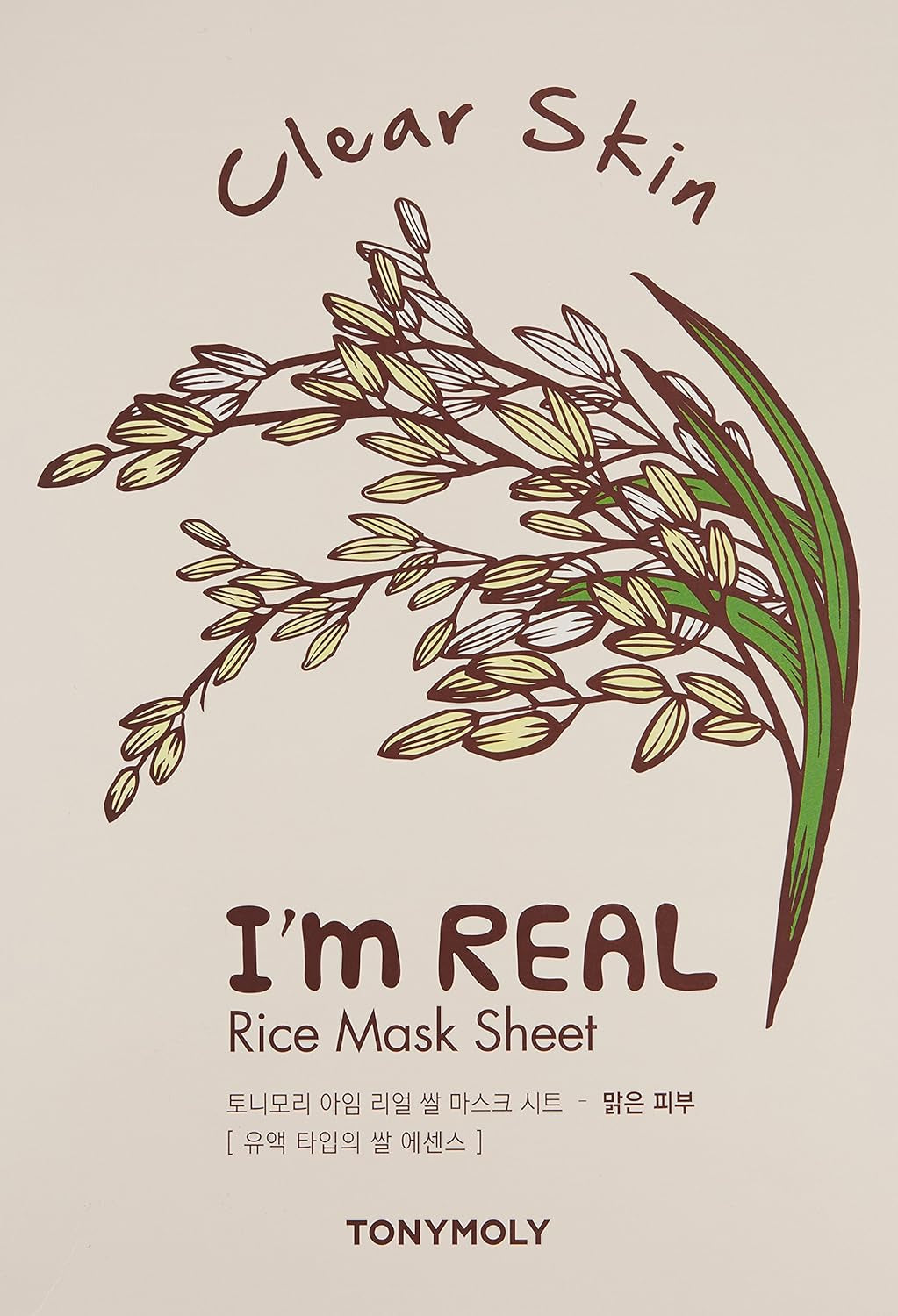 TONYMOLY I'M Real Rose Hydrating Mask Sheet, Pack of 1