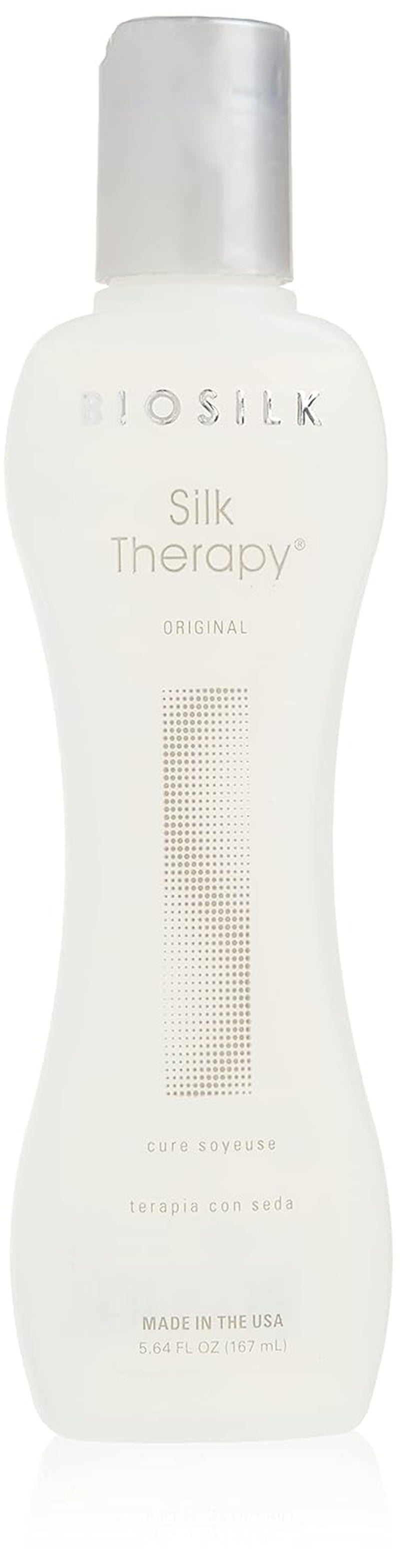 Biosilk Silk Therapy Original, Reconstructing Treatment for Adding Shine & Helping Prevent Split Ends, Sulfate, Paraben, & Cruelty-Free, 5.64 Oz