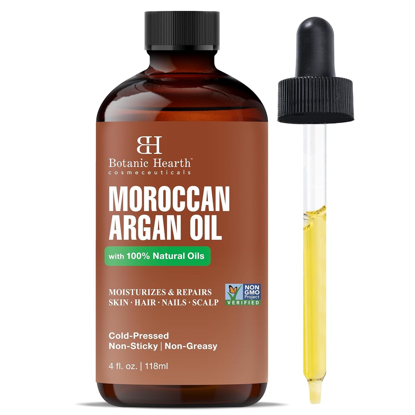 Botanic Hearth 100% Pure Rosemary Oil for Hair Growth Infused with Biotin (6.7 Fl Oz) | Hair Strengthening Treatment | Nourishing & Volumizing | with Jojoba Oil & Castor Oil | Non GMO Verified
