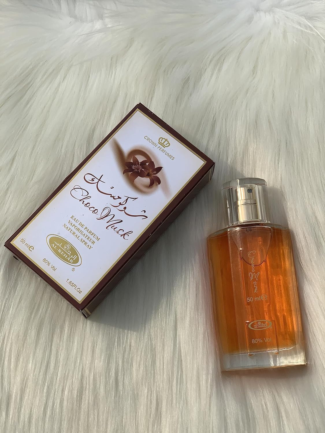 Al-Rehab Choco Musk Eau De Spray Perfume (50 Ml/1.65 Fl. Oz)- 2 Pack