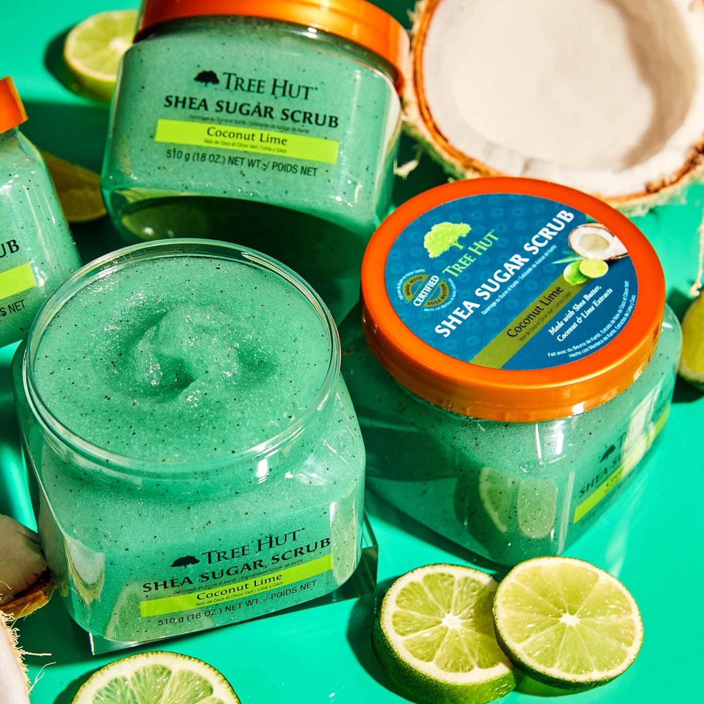 Tree Hut Shea Sugar Body Scrub Coconut Lime 18 Oz