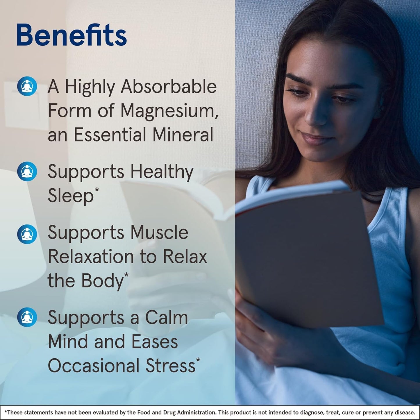 Jarrow Formulas Magnesium Glycinate, Dietary Supplement, Supports Relaxation and Healthy Sleep, 360 Mg per Serving, 90 Veggie Capsules, up to a 30 Day Supply