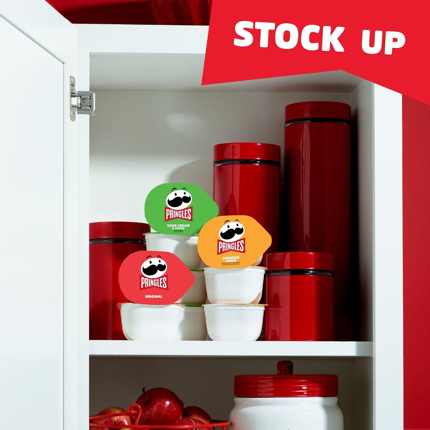 Pringles Potato Crisps Chips, Lunch Snacks, On-The-Go Snacks, Snack Stacks, Variety Pack, 19.3Oz Box (27 Cups)