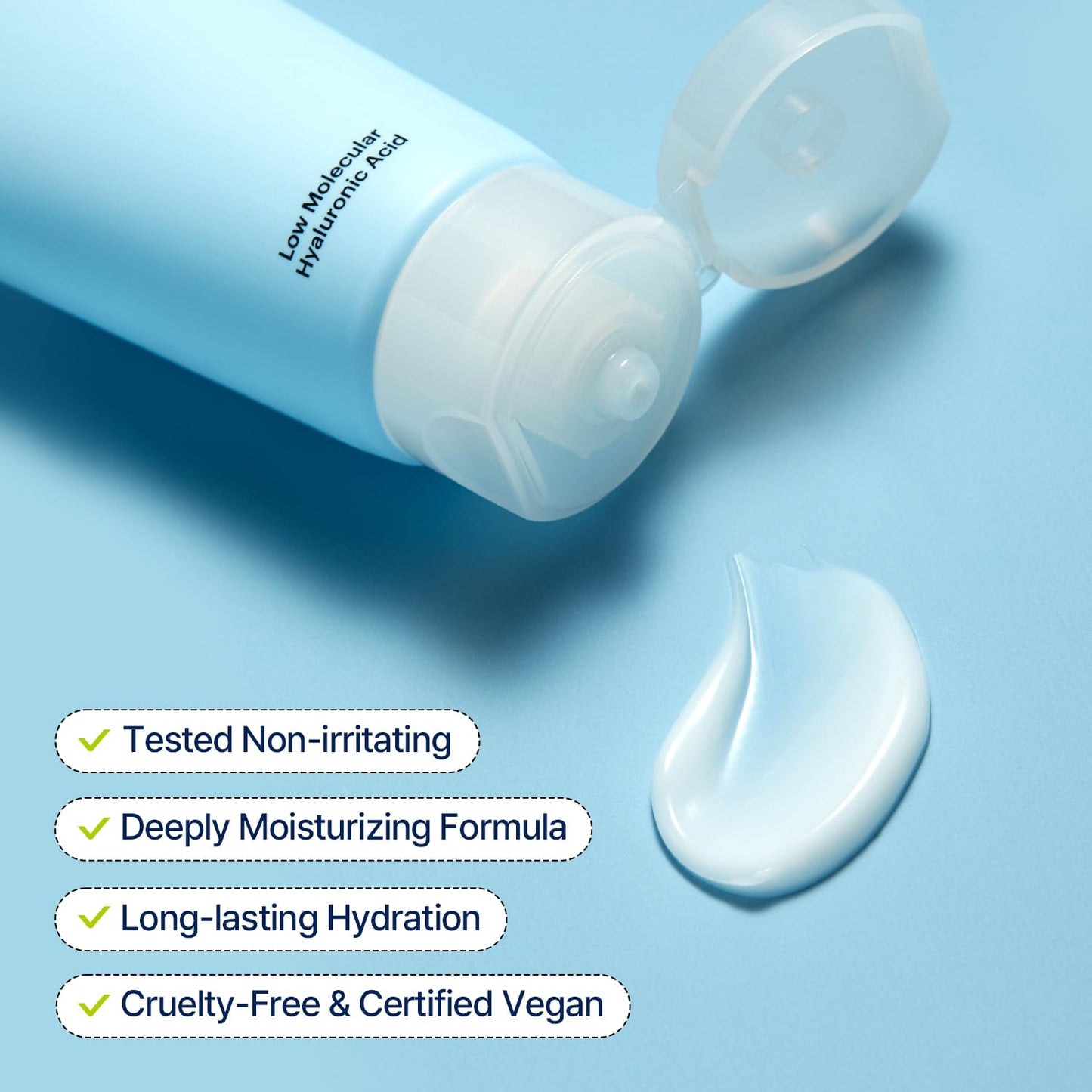 Torriden DIVE-IN Hyaluronic Acid Cream 2.71 Fl Oz | Facial Moisturizer for Sensitive, Oily Skin | Fragrance-Free, Alcohol-Free, Lightweight, No Colorants | Vegan, Clean, Cruelty-Free