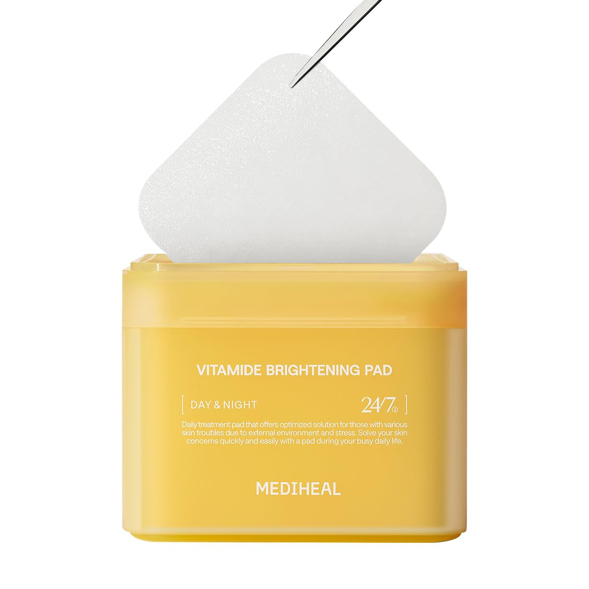 MEDIHEAL Madecassoside Cotton Facial Pads - Toner Pads with Centella Asiatica to Improve Uneven Skin Tone - Vegan Face Gauze Pads, 100 Pads