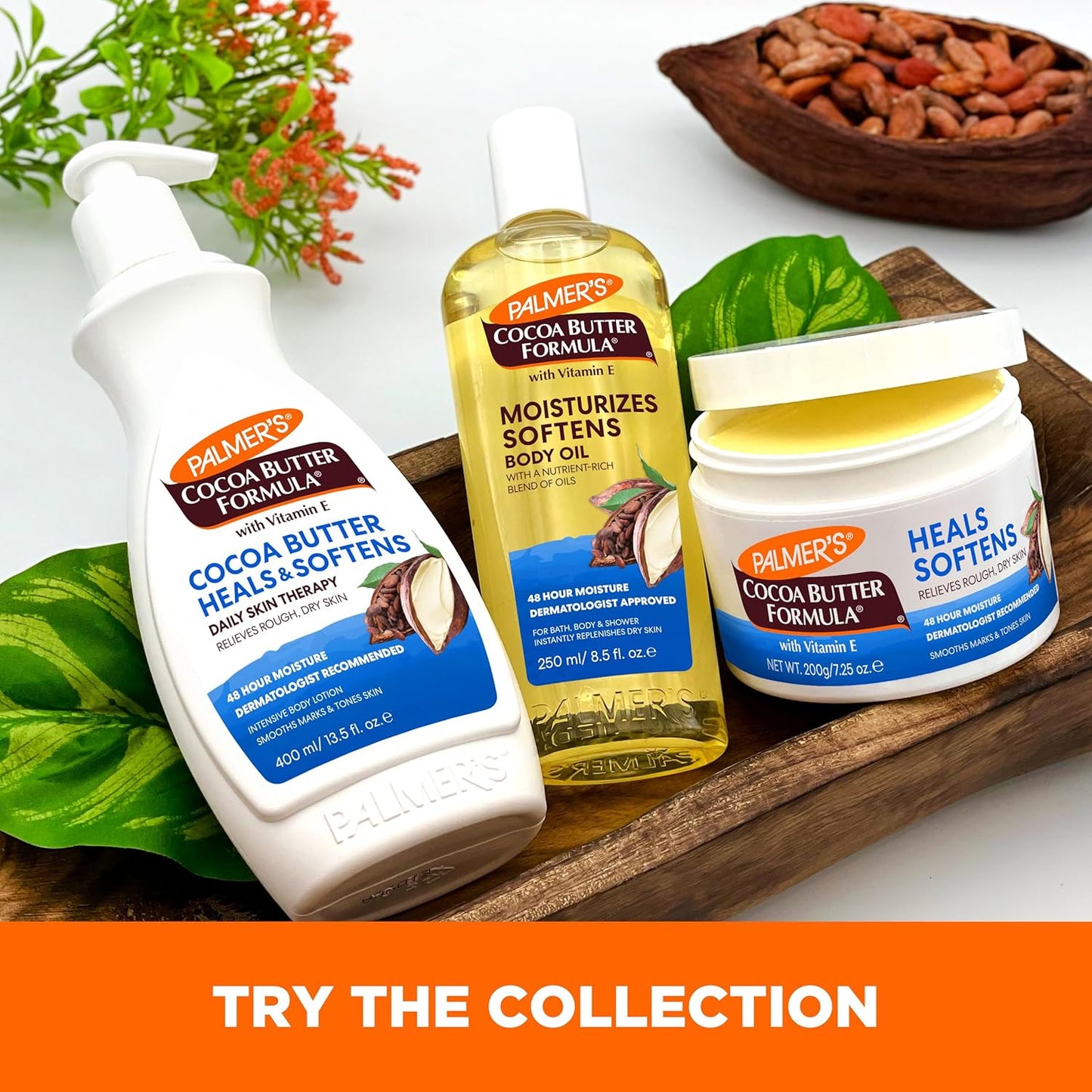 Palmer'S Cocoa Butter Formula Daily Skin Therapy Solid Lotion with Vitamin E, Body Moisturizer for Extremely Dry Skin, Softens and Soothes, 7.25 Ounces, (Pack of 1)