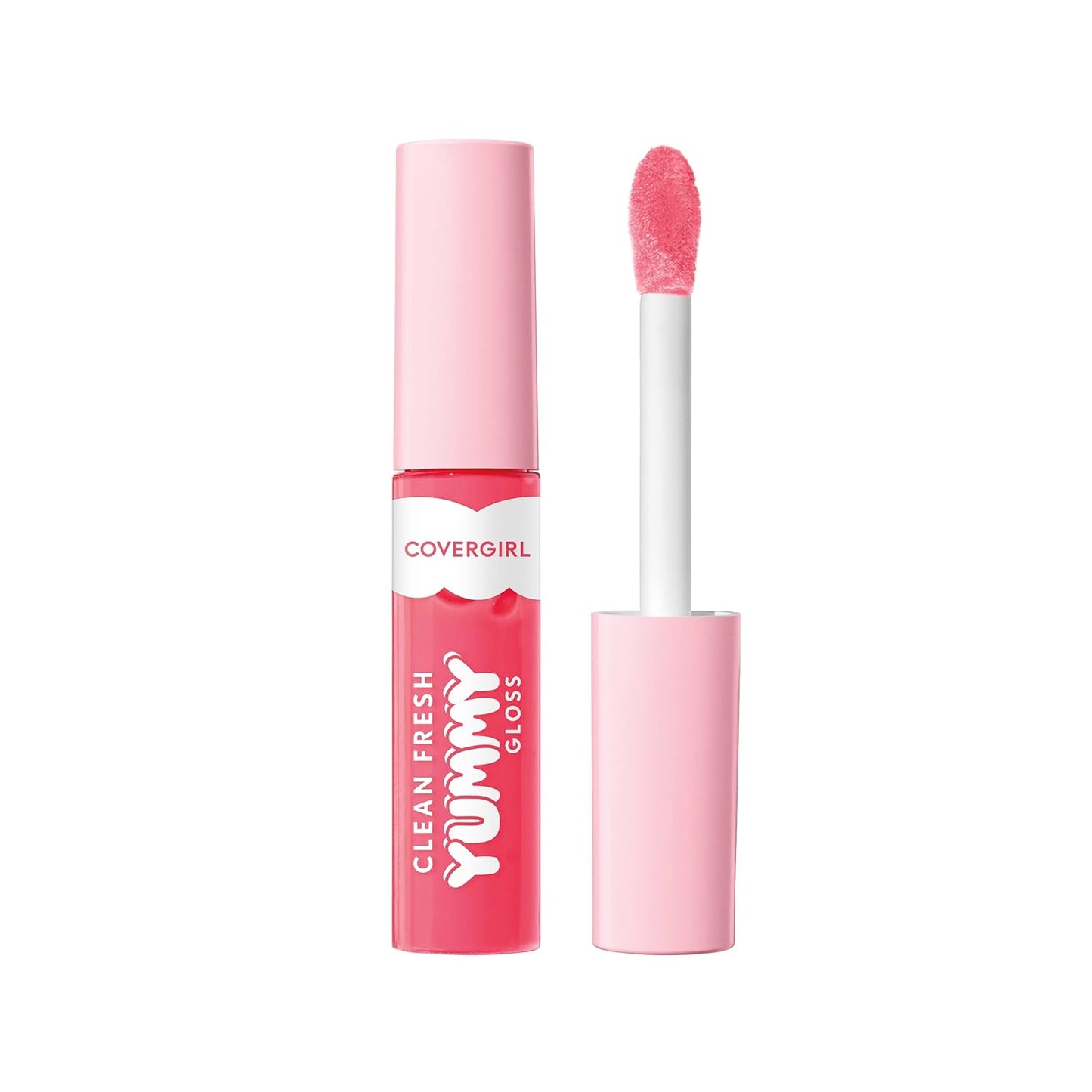 COVERGIRL Clean Fresh Yummy Gloss – Lip Gloss, Sheer, Natural Scents, Vegan Formula - Coconuts about You