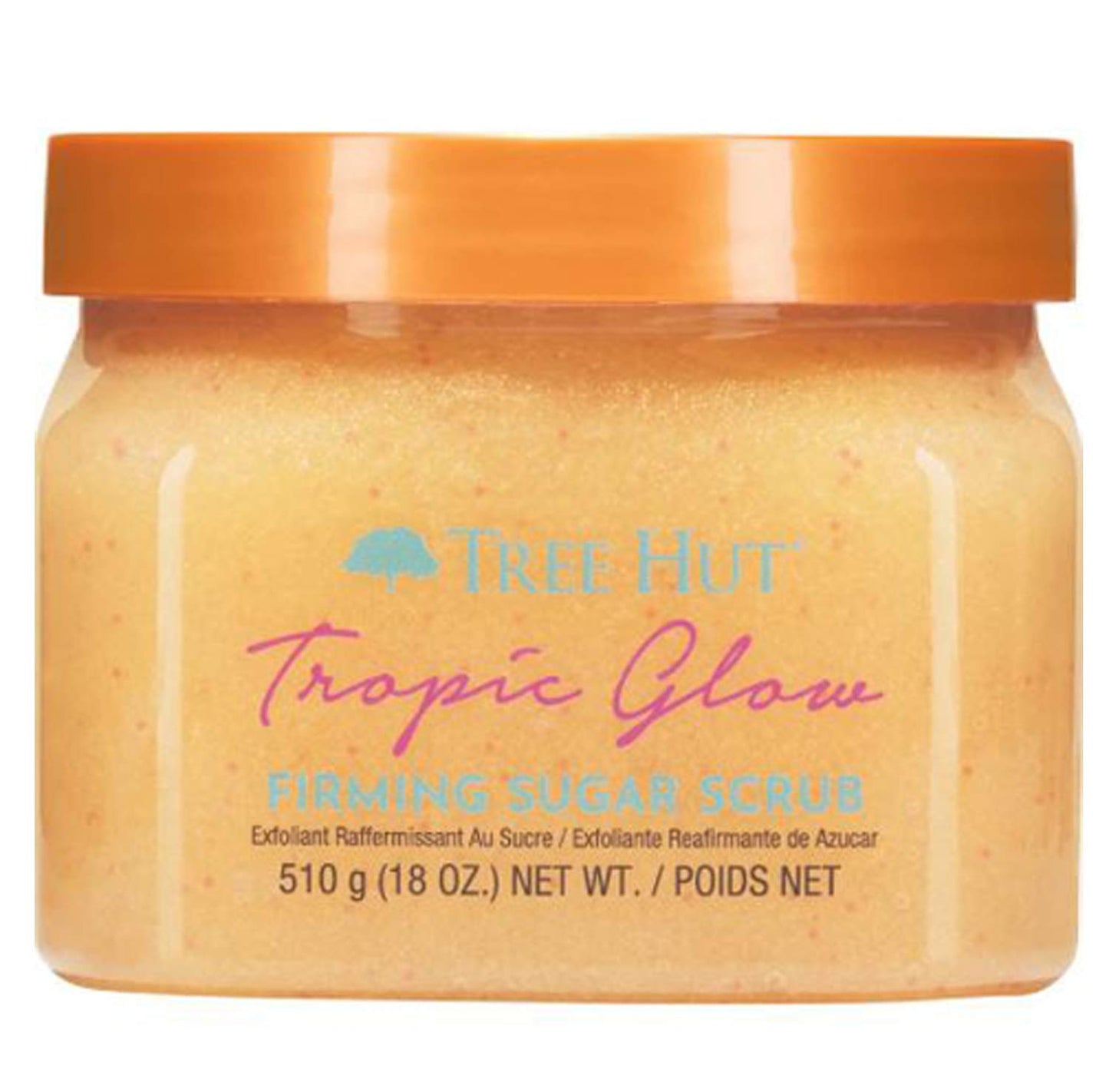 Tree Hut Exotic Bloom Shea Sugar Scrub | Exfoliating Body Scrub Removes Dead, Dry Skin for a Soft & Hydrated Feel | Nourishing Essential Body Care | 18 Fl Oz.
