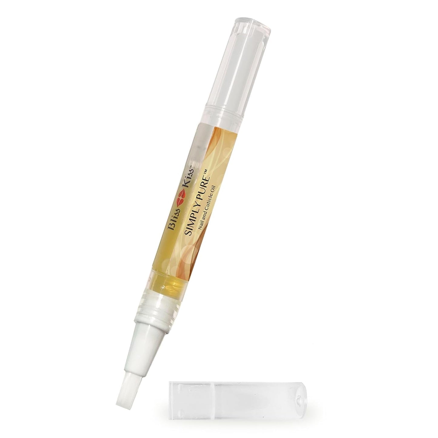 Bliss Kiss | 1 Fragrance Free | Nail Oil Cuticle Pen W/Vitamin E & Jojoba⏤Nail Strengthener Nail Growth Serum for Brittle Peeling Breaking Thin Nails