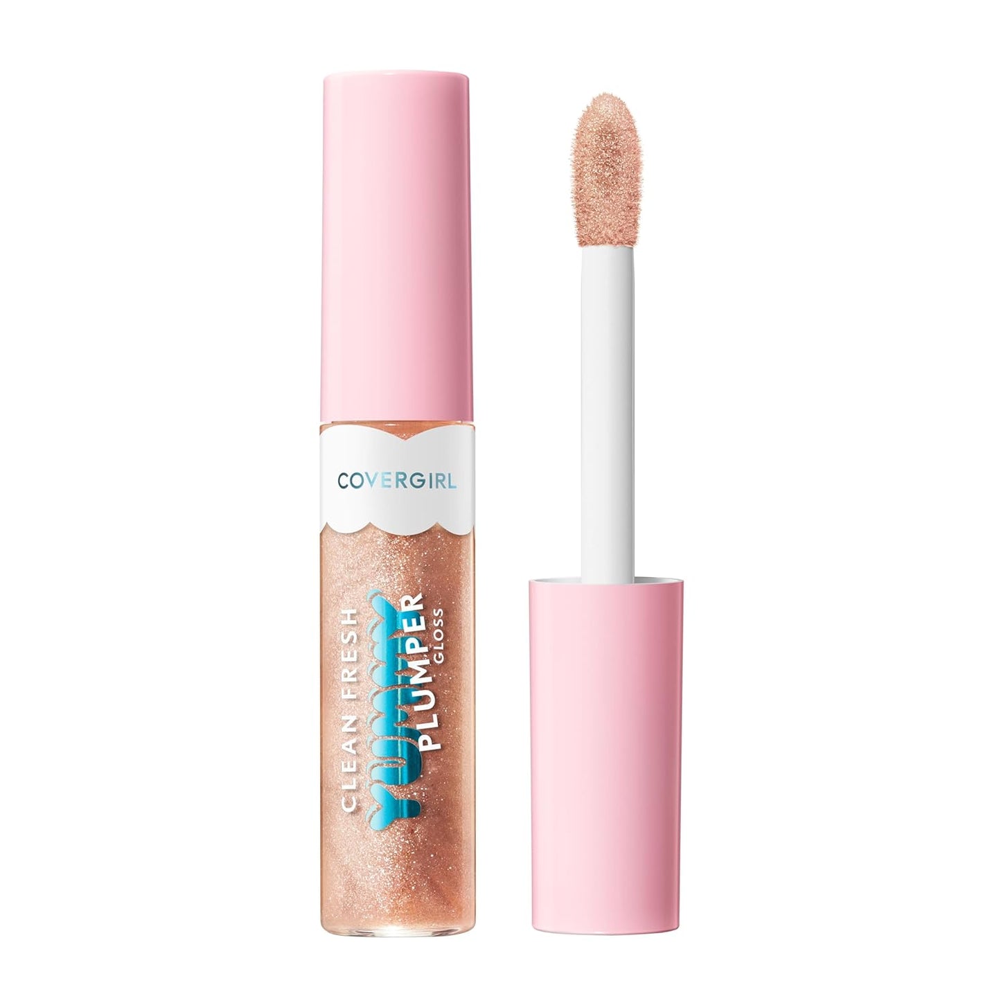 COVERGIRL Clean Fresh Yummy Gloss – Lip Gloss, Sheer, Natural Scents, Vegan Formula - Coconuts about You