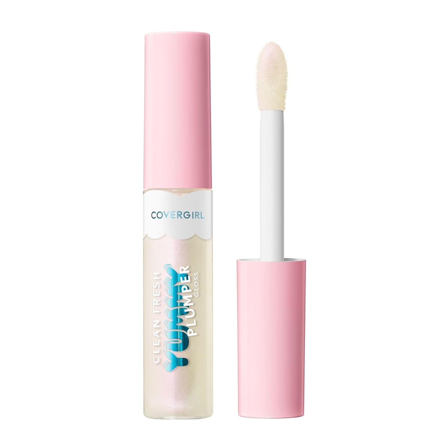 COVERGIRL Clean Fresh Yummy Gloss – Lip Gloss, Sheer, Natural Scents, Vegan Formula - Coconuts about You