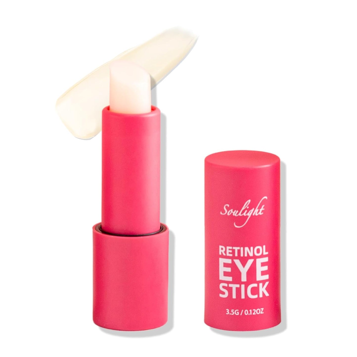 Soulight Retinol Eye Stick, Anti-Aging Eye Cream, Skincare for Wrinkles, Dark Circles, Puffiness - Retinol Eye Balm Moisturizes, Softens& Nourish Skin