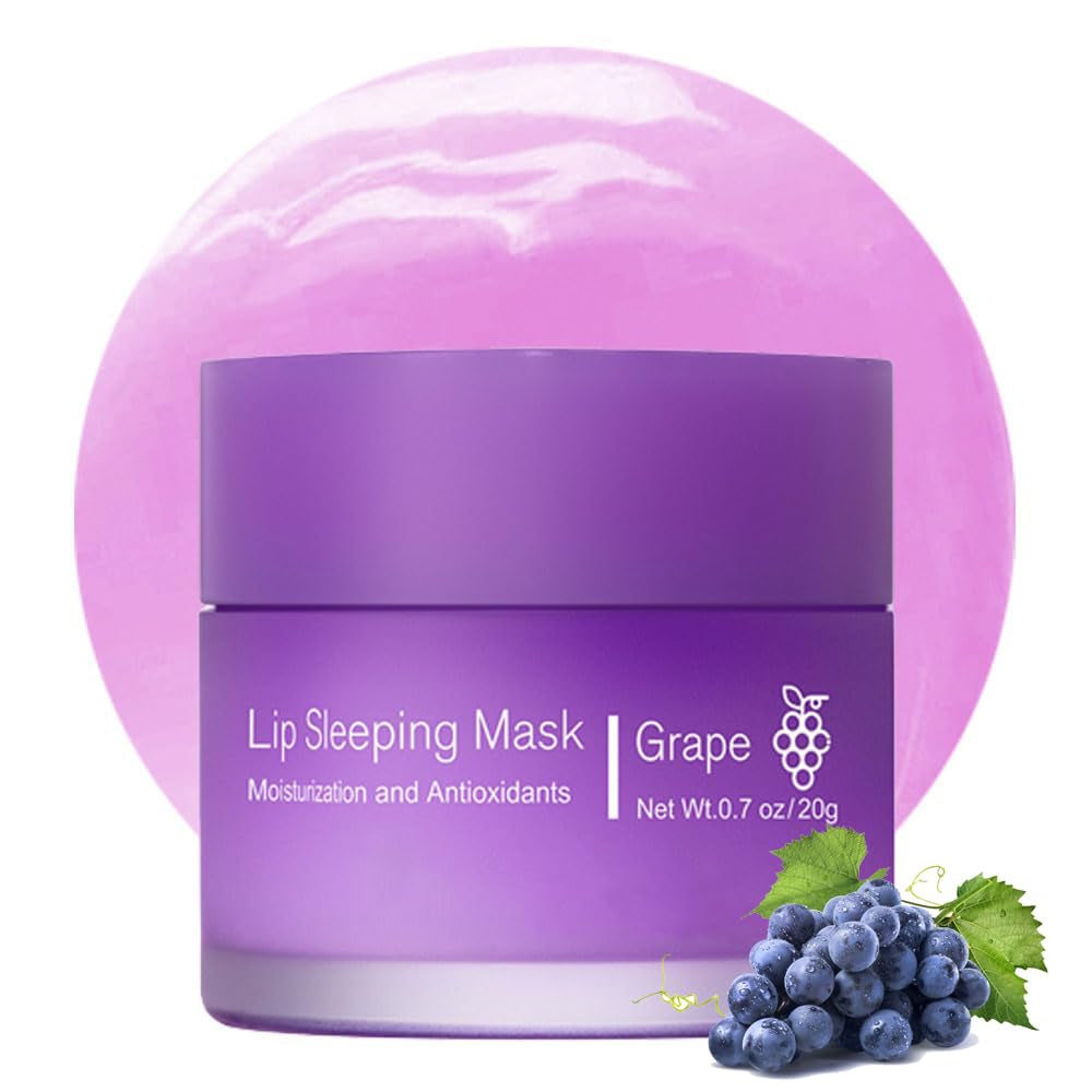 Sleeping Lip Mask, Nourish & Hydrate Lip Mask with Vitamin C, Antioxidants, Lip Balm, Lip Skin Care, Improve Lip Color, Reduce Lip Lines