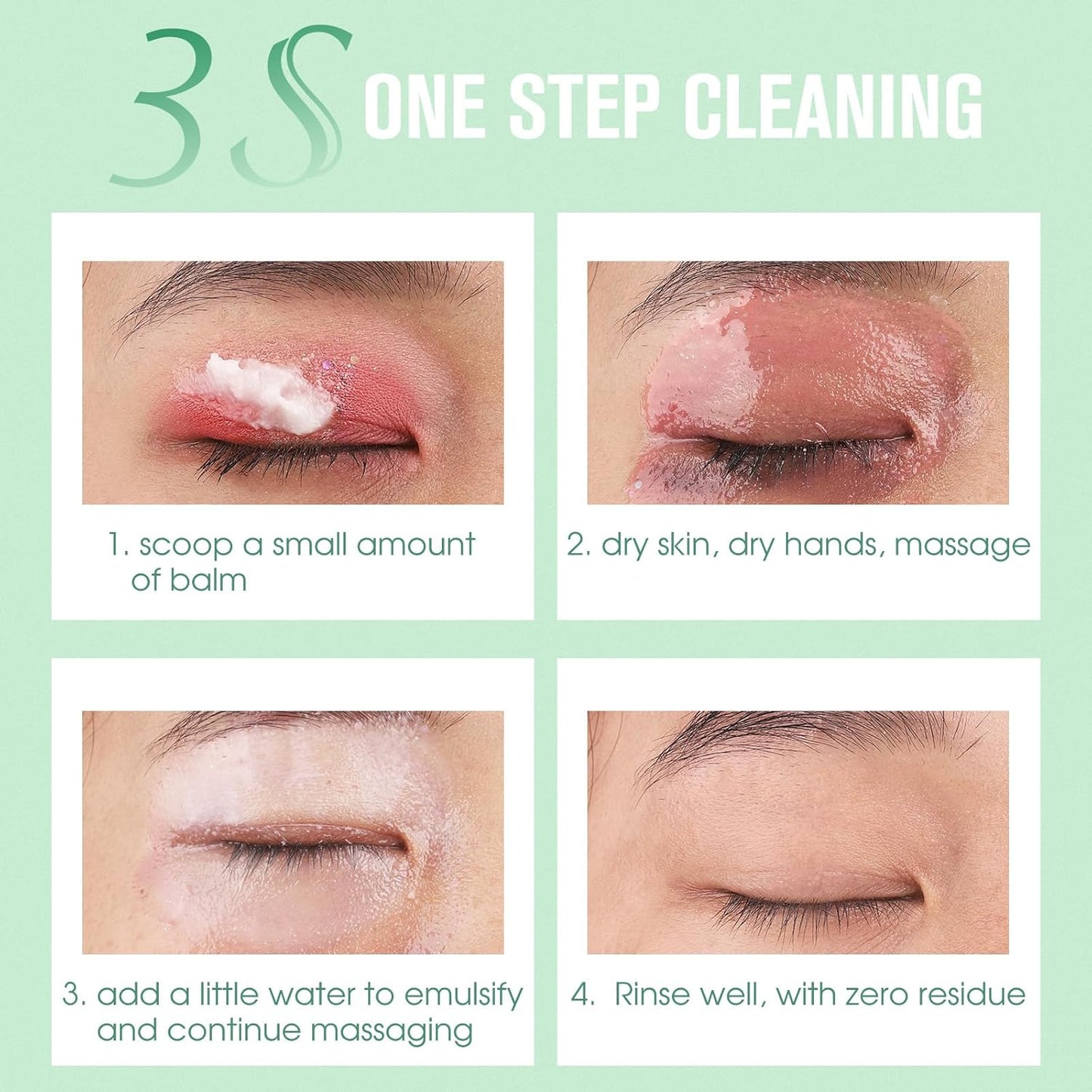 UCANBE Cleansing Balm Makeup Remover - 3.17Oz, Natural Gentle, Deep Cleaning, Makeup Cleansing Balm for Waterproof Eye Face Lip Makeup, Made for All Skin Types