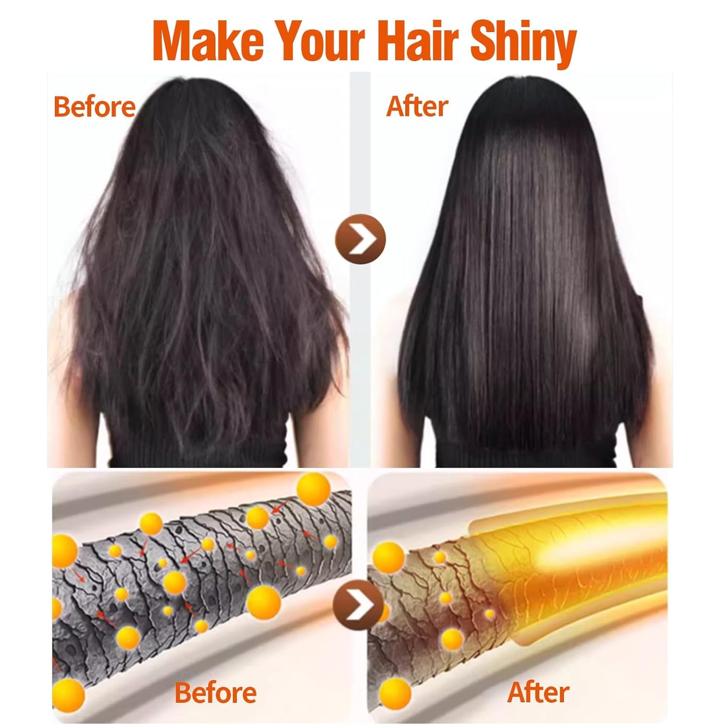 Keratin Hair Mask,Keratin Hair Treatment 250G Hair Mask for Dry Damaged Hair,Hair Treatment Mask Deep Repair Damage Hair Root,Natural Deep Conditioner Hydrating Hair Masque