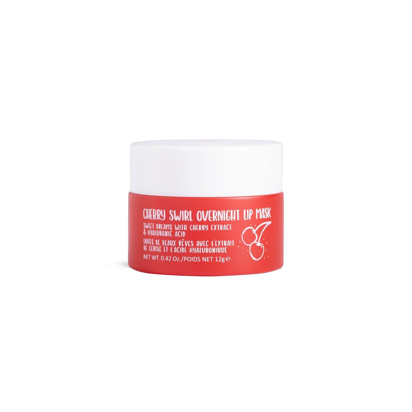 W7 Sweet Dreams Overnight Strawberry Lip Mask - Vitamin E, Aloe Vera and Grape Seed Oil - for Hydrated, Full Looking & Irresistible Lips - 0.42 Fl Oz