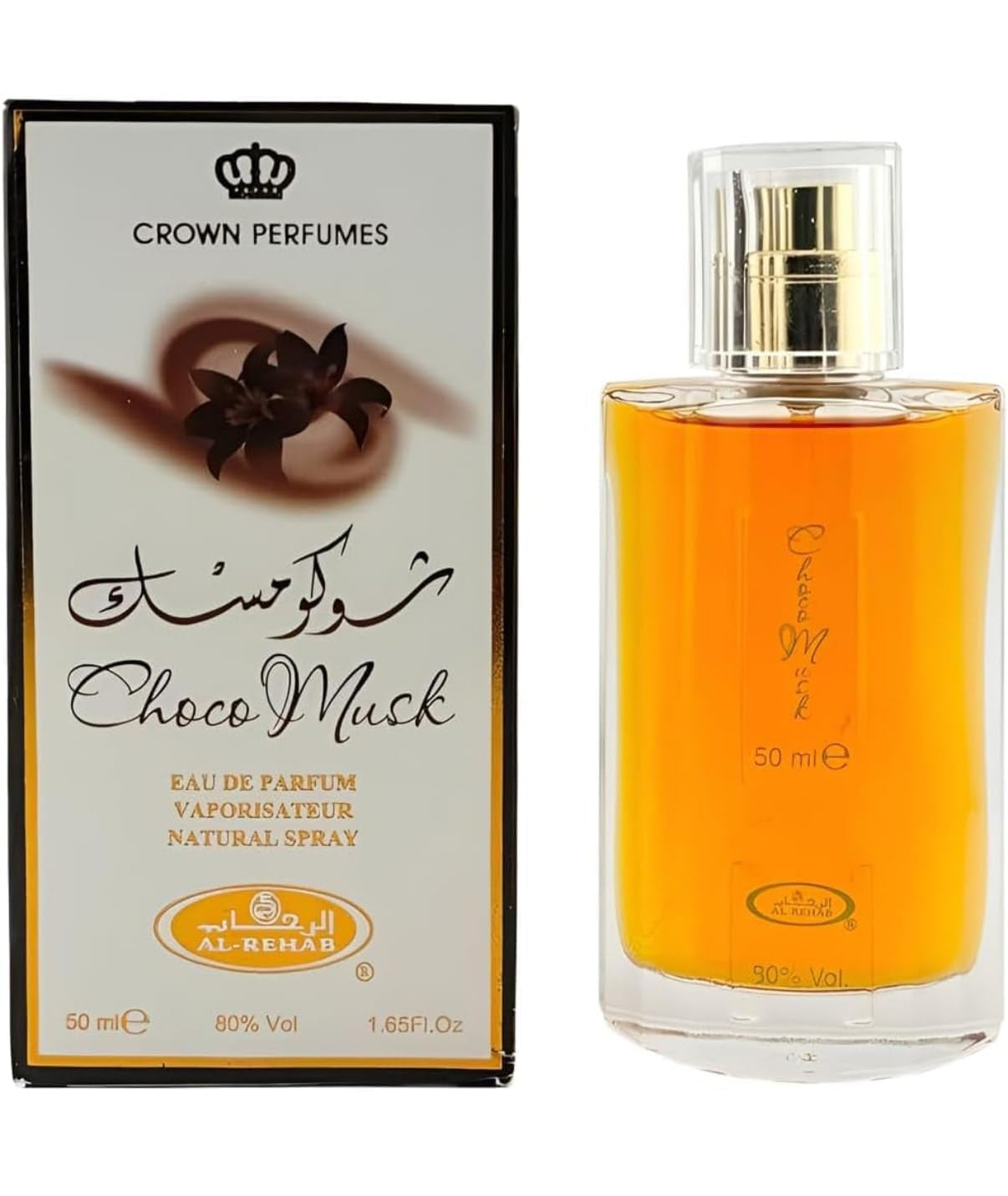Choco Musk Eau De Parfum Spray for Women, 1.7 Ounce 50ML, 80% Vol