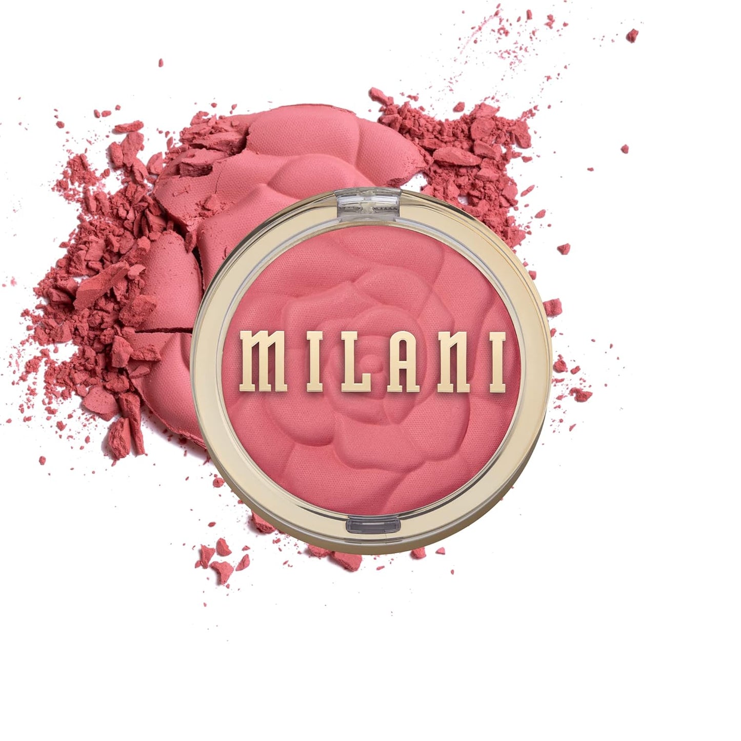 Milani Baked Blush - Dolce Pink (0.12 Ounce) Cruelty-Free Powder Blush - Shape, Contour & Highlight Face for a Shimmery or Matte Finish
