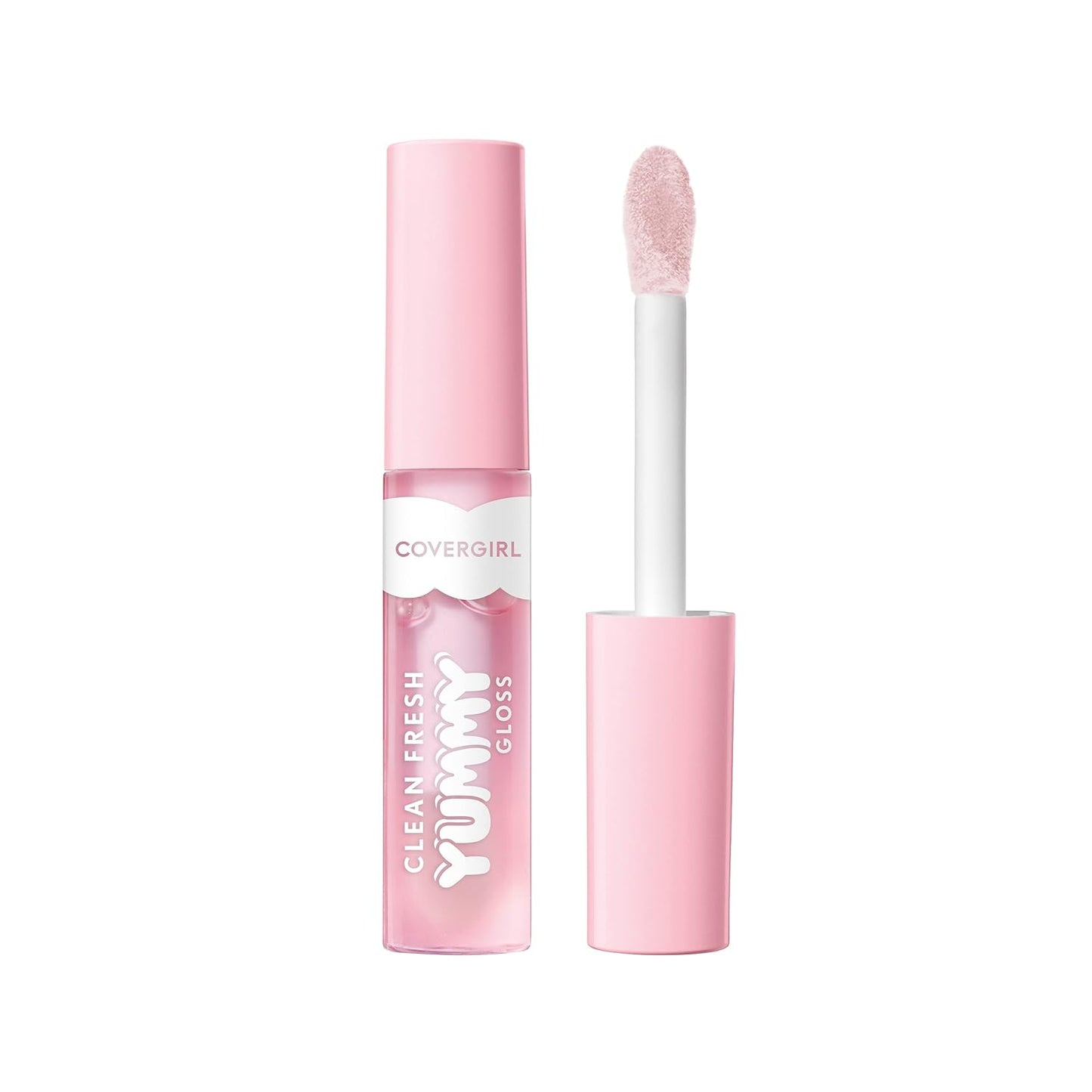 COVERGIRL Clean Fresh Yummy Gloss – Lip Gloss, Sheer, Natural Scents, Vegan Formula - Coconuts about You