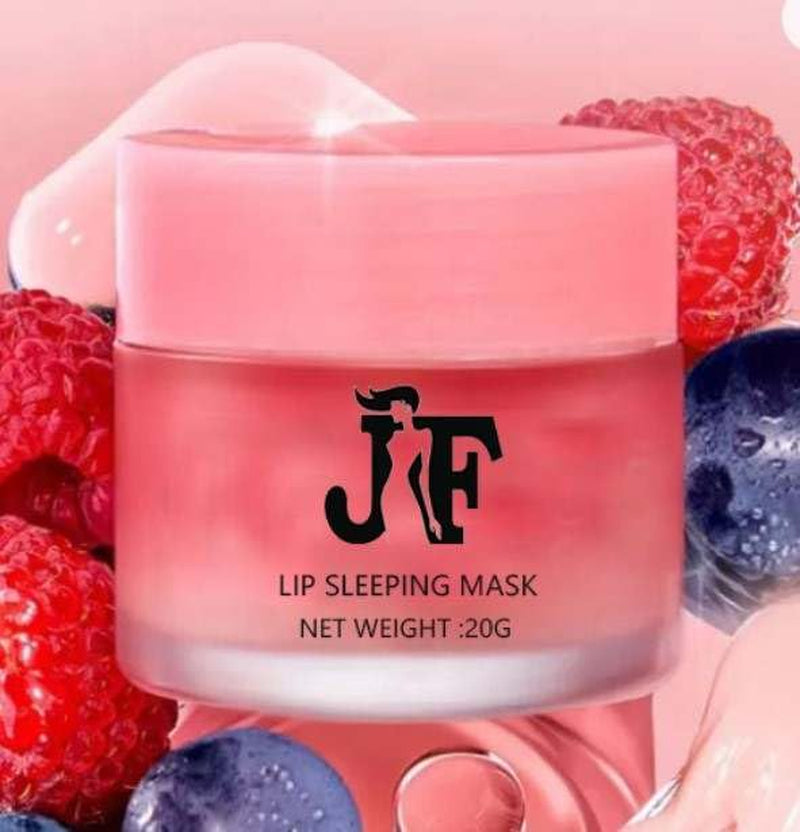 Lip Care Product Organic Moisturizing Nourishing Night Lip Sleeping Repair Hydrating Natural Lip Balm, Light Pink