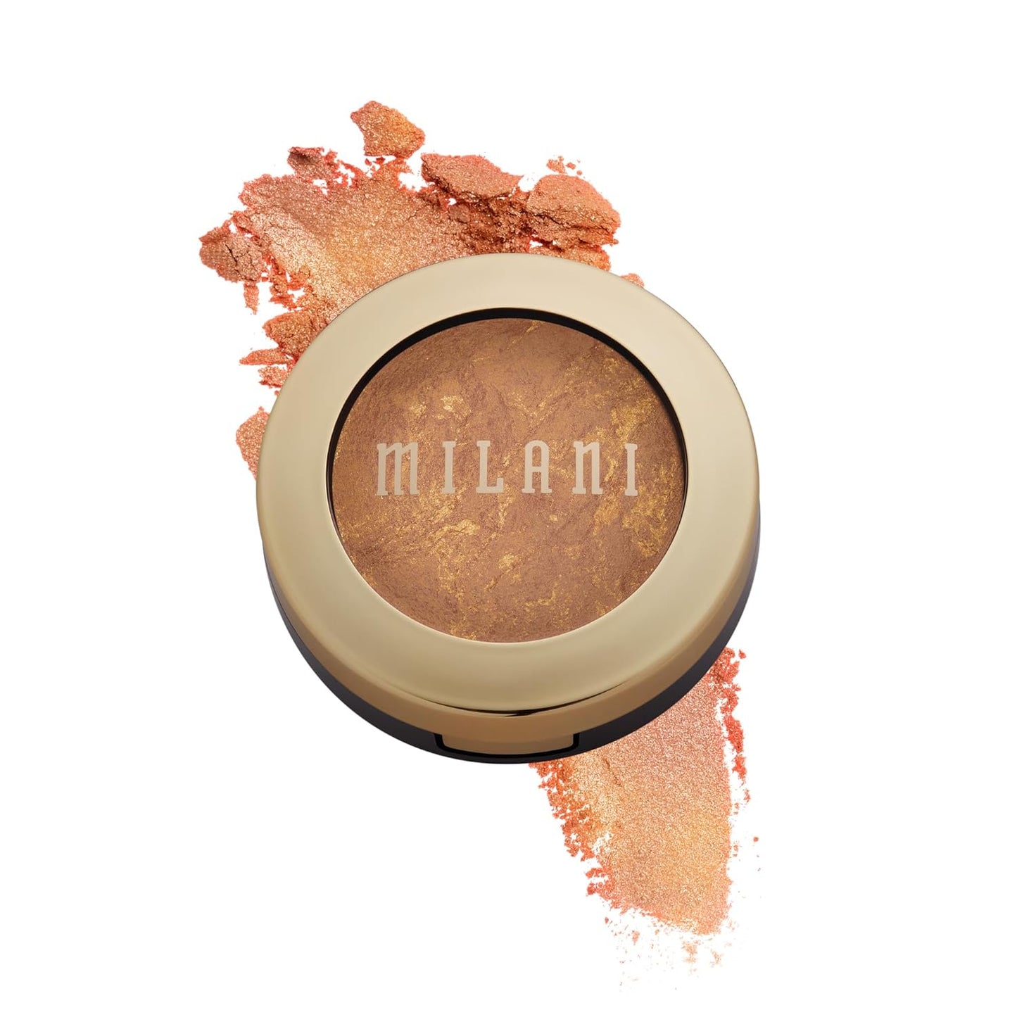 Milani Baked Blush - Dolce Pink (0.12 Ounce) Cruelty-Free Powder Blush - Shape, Contour & Highlight Face for a Shimmery or Matte Finish