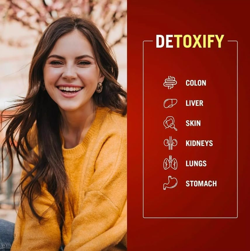 The Cleaner Detox, Effective-7 Day Formula for Women, Ultimate Body Detox, Support Digestive Health, 52 Veggie Capsules, White/Red