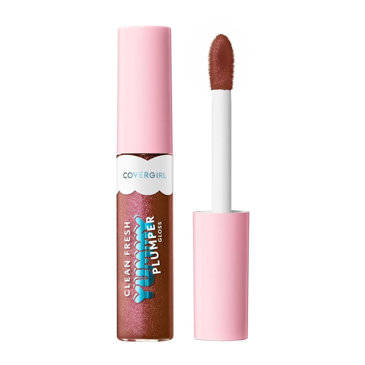 COVERGIRL Clean Fresh Yummy Gloss – Lip Gloss, Sheer, Natural Scents, Vegan Formula - Coconuts about You