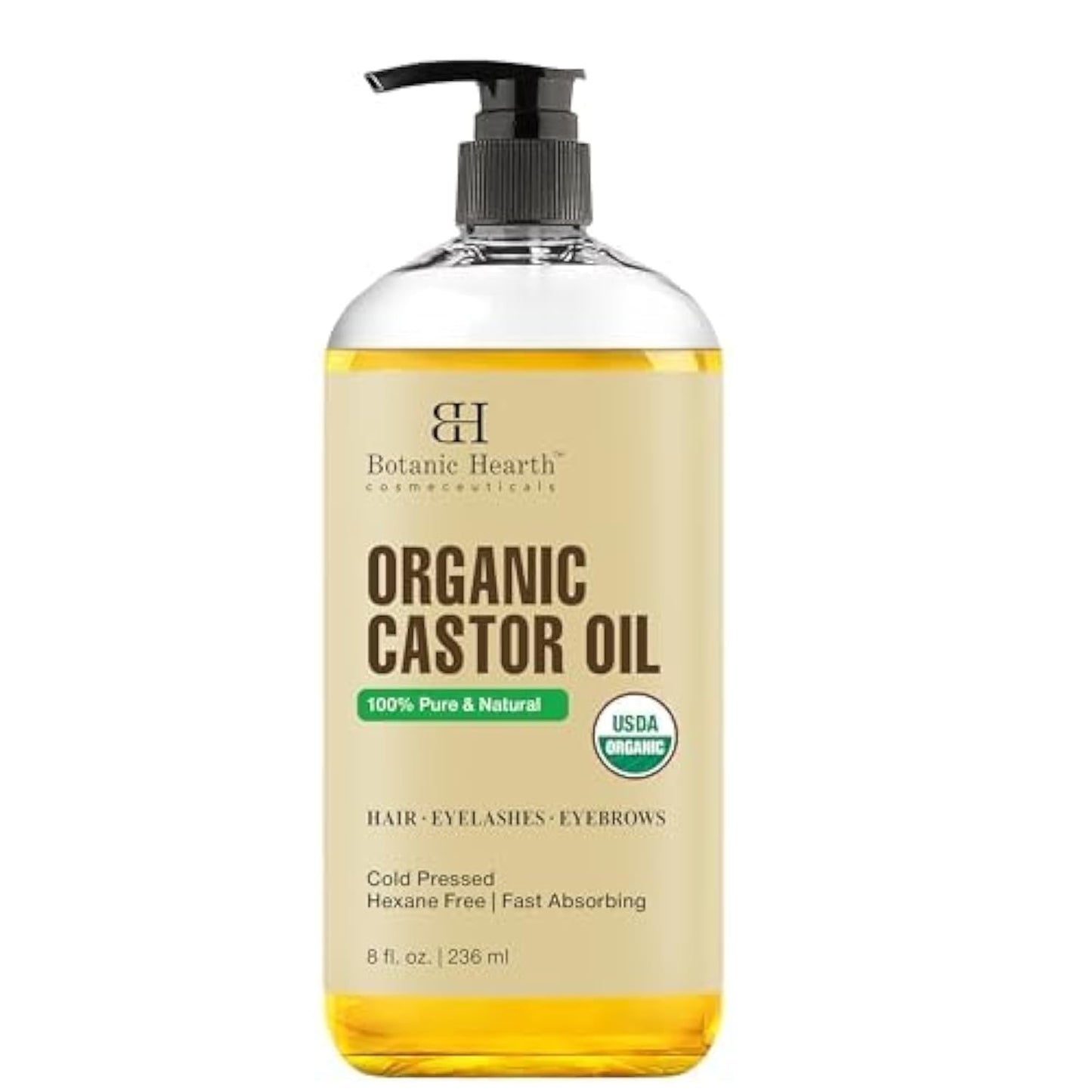 Botanic Hearth 100% Pure Rosemary Oil for Hair Growth Infused with Biotin (6.7 Fl Oz) | Hair Strengthening Treatment | Nourishing & Volumizing | with Jojoba Oil & Castor Oil | Non GMO Verified
