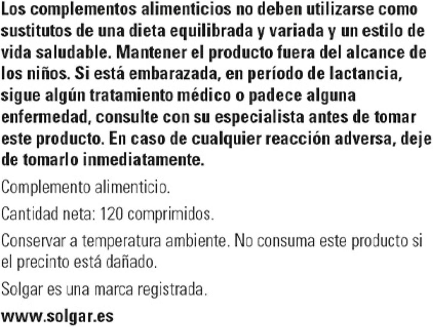 Solgar Magnesium Citrate, 120 Tablets - Promotes Healthy Bones - Supports Nerve & Muscle Function - Non GMO, Vegan, Gluten Free, Dairy Free, Kosher - 60 Servings