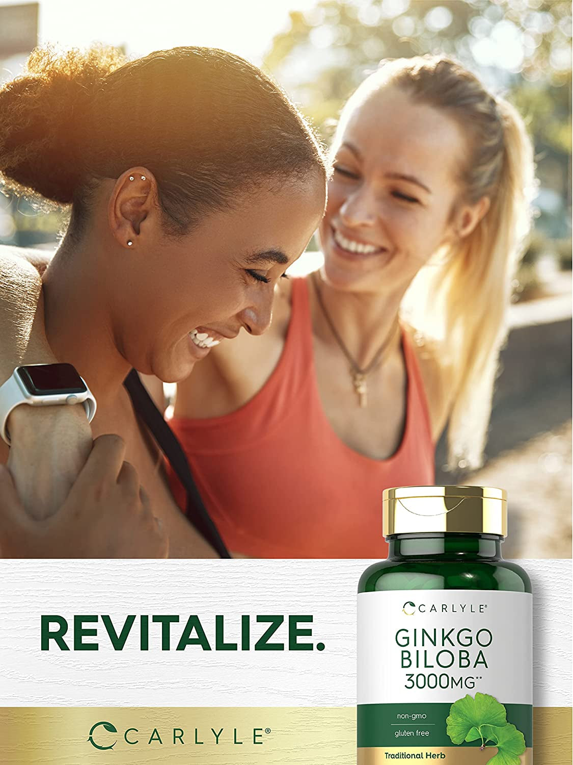 Carlyle Ginkgo Biloba 3000Mg | 400 Tablets | Non-Gmo, Gluten Free Herbal Supplement