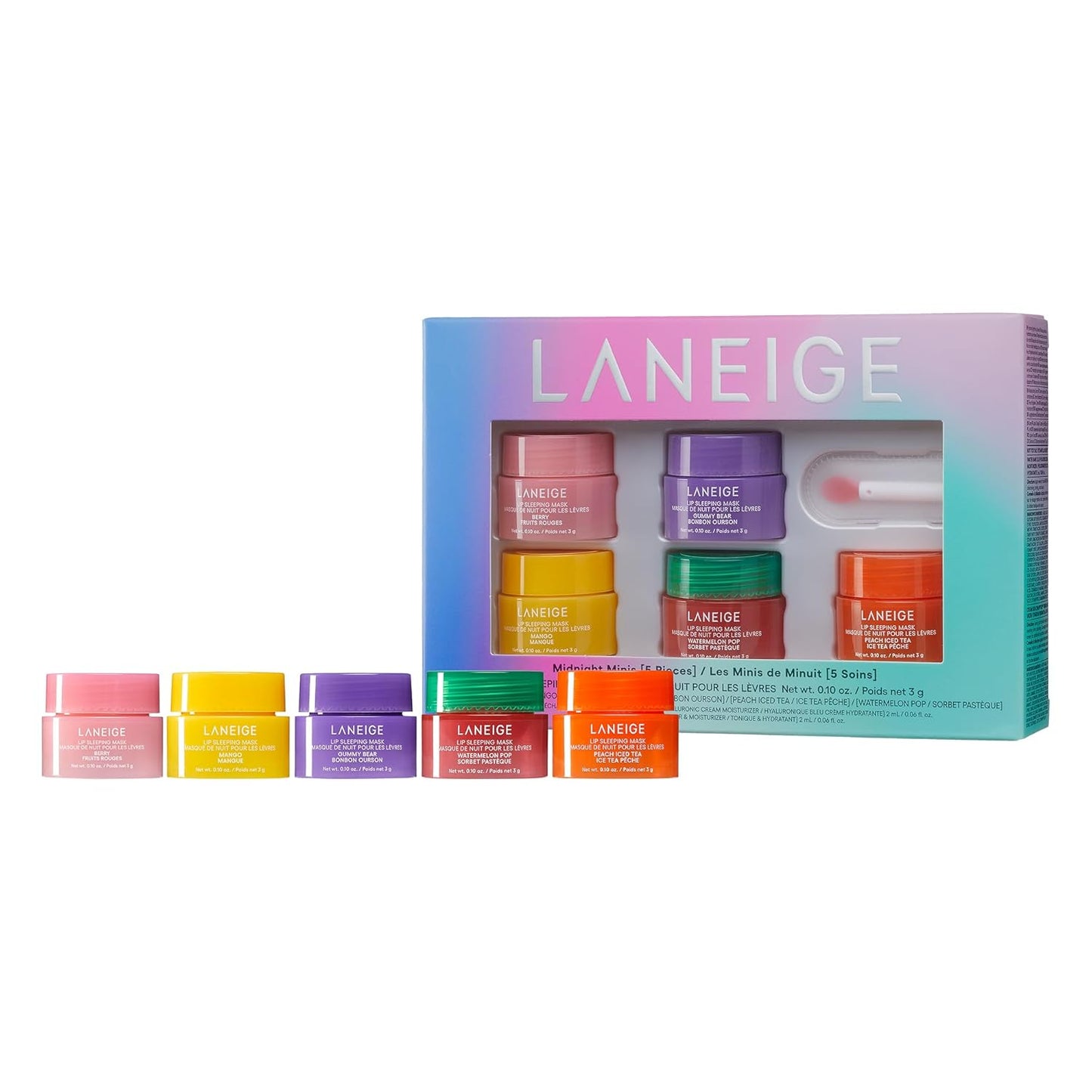LANEIGE Lip Sleeping Mask Stocking Stuffer: Nourish, Hydrate, Vitamin C, Murumuru & Shea Butter, Antioxidants, Flaky, Dry Lips