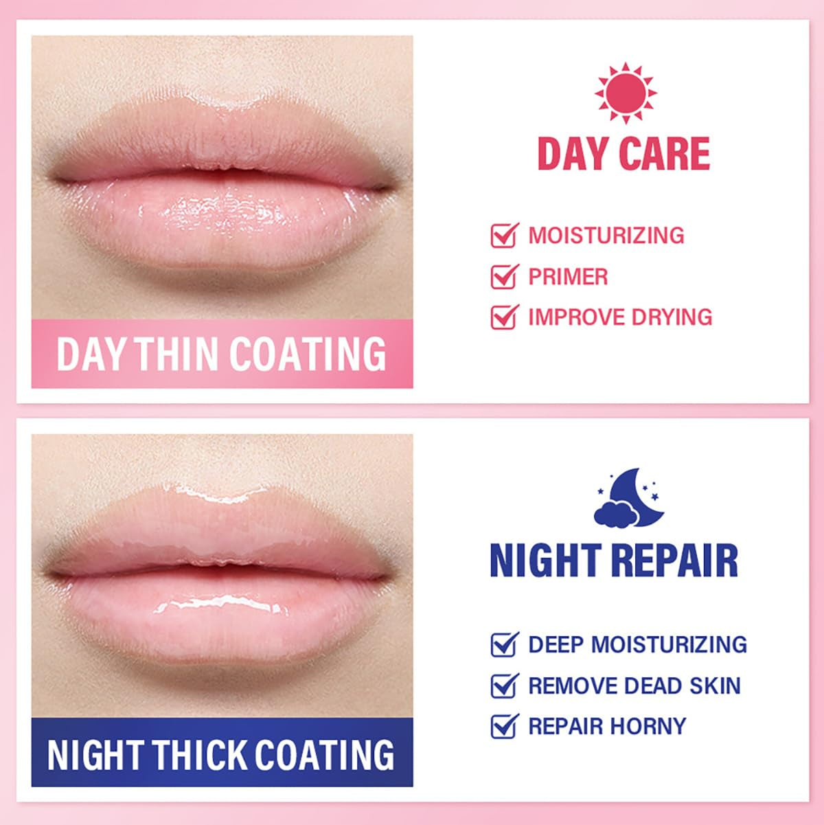 Sleeping Lip Mask, Nourish & Hydrate Lip Mask with Vitamin E, Lip Balm Lip Skin Care, Hydrating & Moisturizing Reduce Lip Lines, Night Sleep Anti-Chapped Lip Cream (02# Berry)