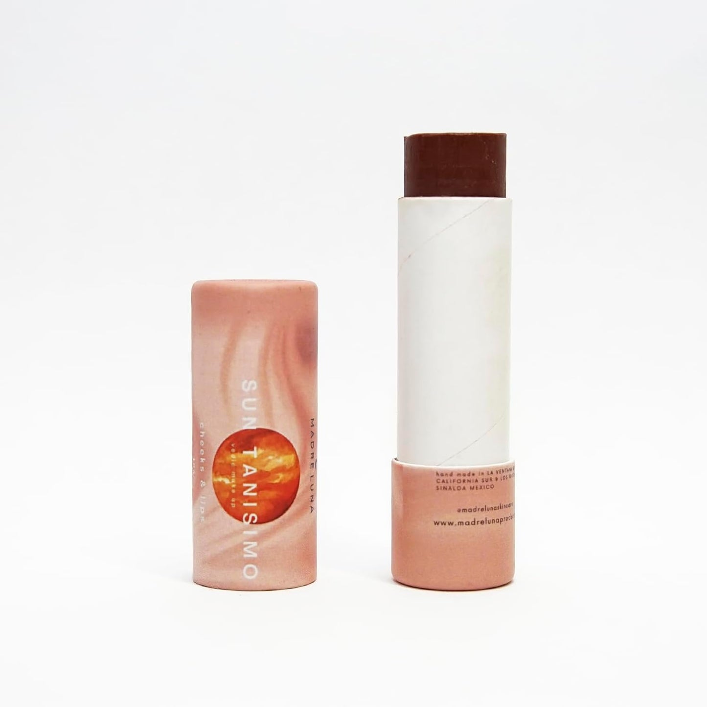 MADRE LUNA AYURVEDIC SKIN CARE, Cheeks & Lips, Lip Balm, Natural Look, Deep Hydratation. (Cosmic Balm) Deep Hydration, UV Protection, Enhances Lip Glow, with Cocoa Butter.