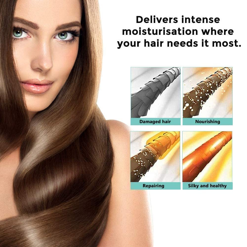 Keratin Hair Mask,Keratin Hair Treatment 250G Hair Mask for Dry Damaged Hair,Hair Treatment Mask Deep Repair Damage Hair Root,Natural Deep Conditioner Hydrating Hair Masque