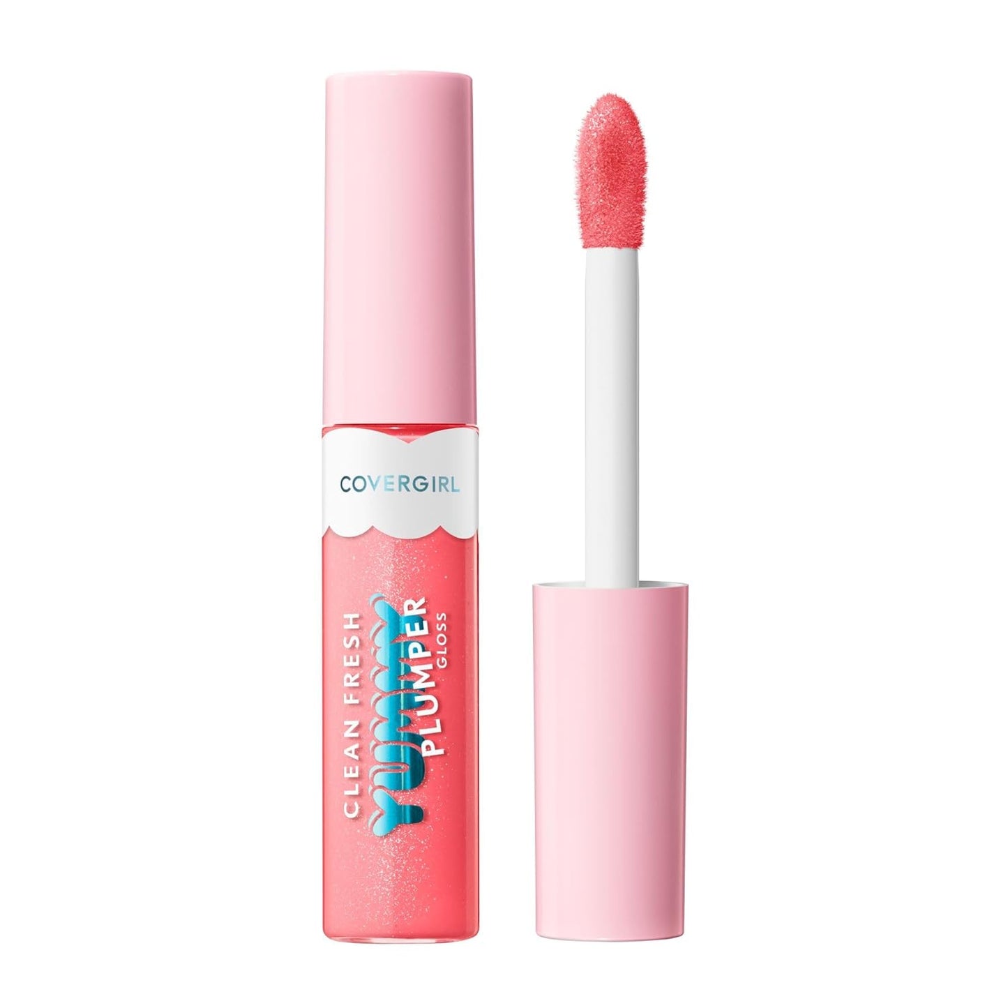 COVERGIRL Clean Fresh Yummy Gloss – Lip Gloss, Sheer, Natural Scents, Vegan Formula - Coconuts about You