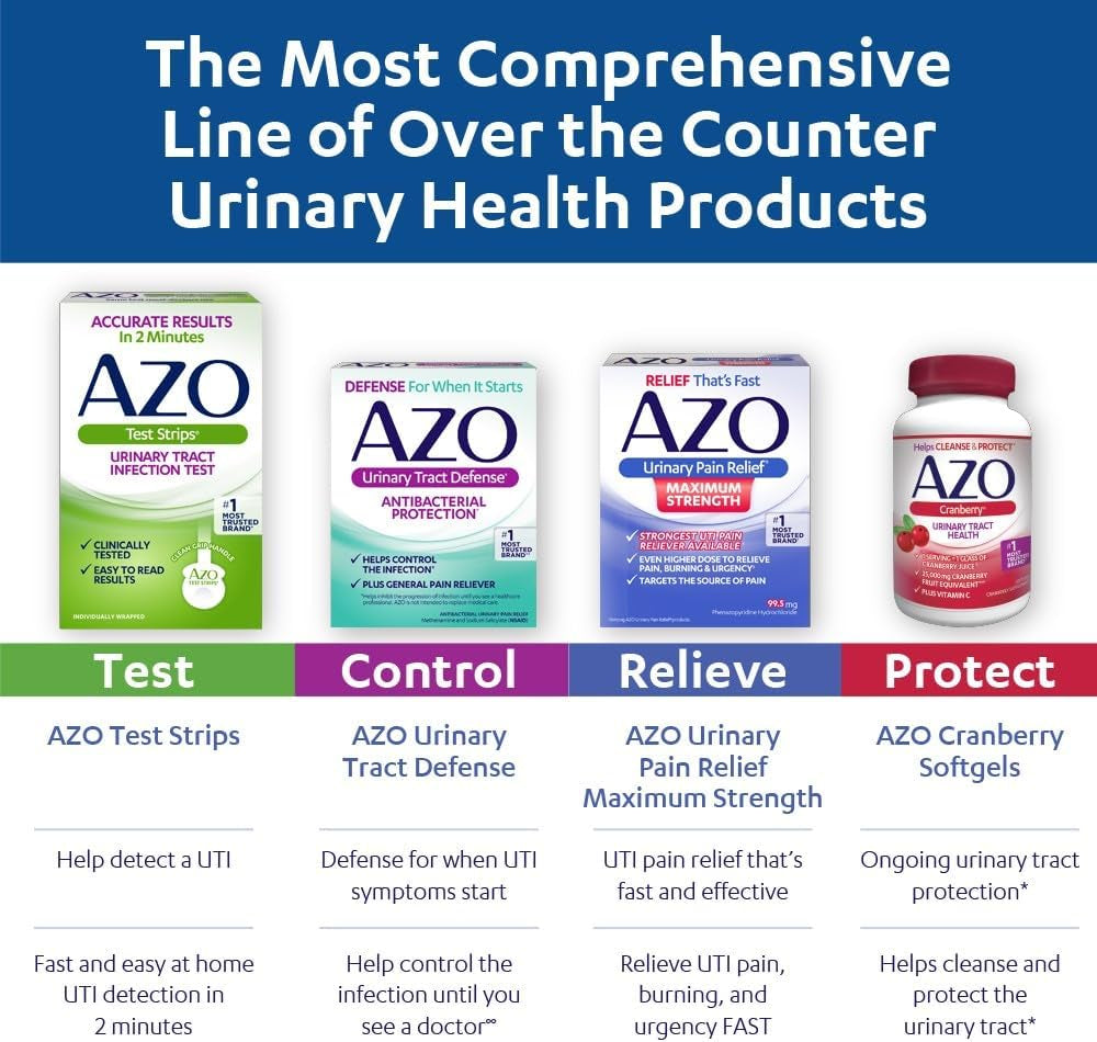 AZO Cranberry Supplement, Made with Concentrated Whole Fruit Cranberry Powder to Help Cleanse and Protect the Urinary Tract*, Sugar Free Cranberry Pills, Non-Gmo, 100 Softgels