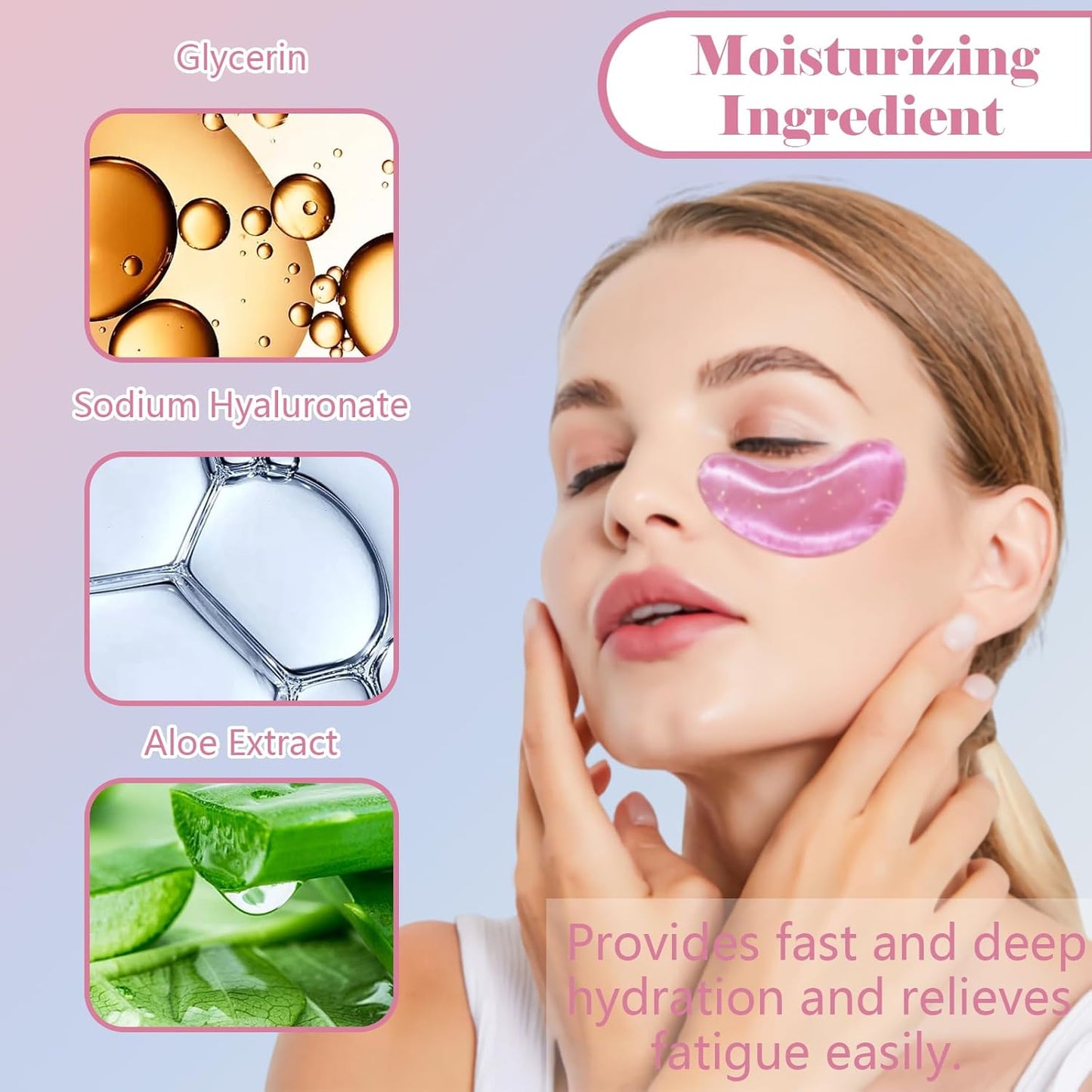 Miniling 28 Pairs Collagen Eye Masks, Reduce Wrinkles under Eye Patches for Puffy Eyes, Dark Circles, Eye Bags, Natural Collagen Eye Gels Pads Face Moisturizer for Women Men