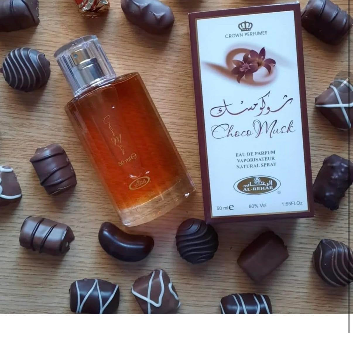Choco Musk Eau De Parfum Spray for Women, 1.7 Ounce 50ML, 80% Vol