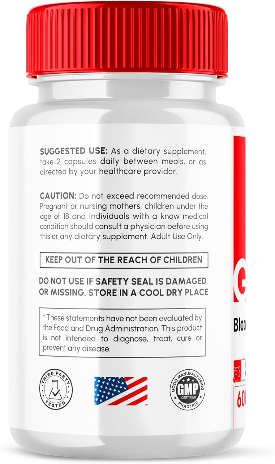 (3 Pack) Glucobio Capsules, Gluco Bio Advanced Blood Support Formula Pills, Glucobio Extra Strength Blood Supplement, Glucobio Natural Blood Glycogen Support, Glucobio Blood Capsules (180 Capsules)